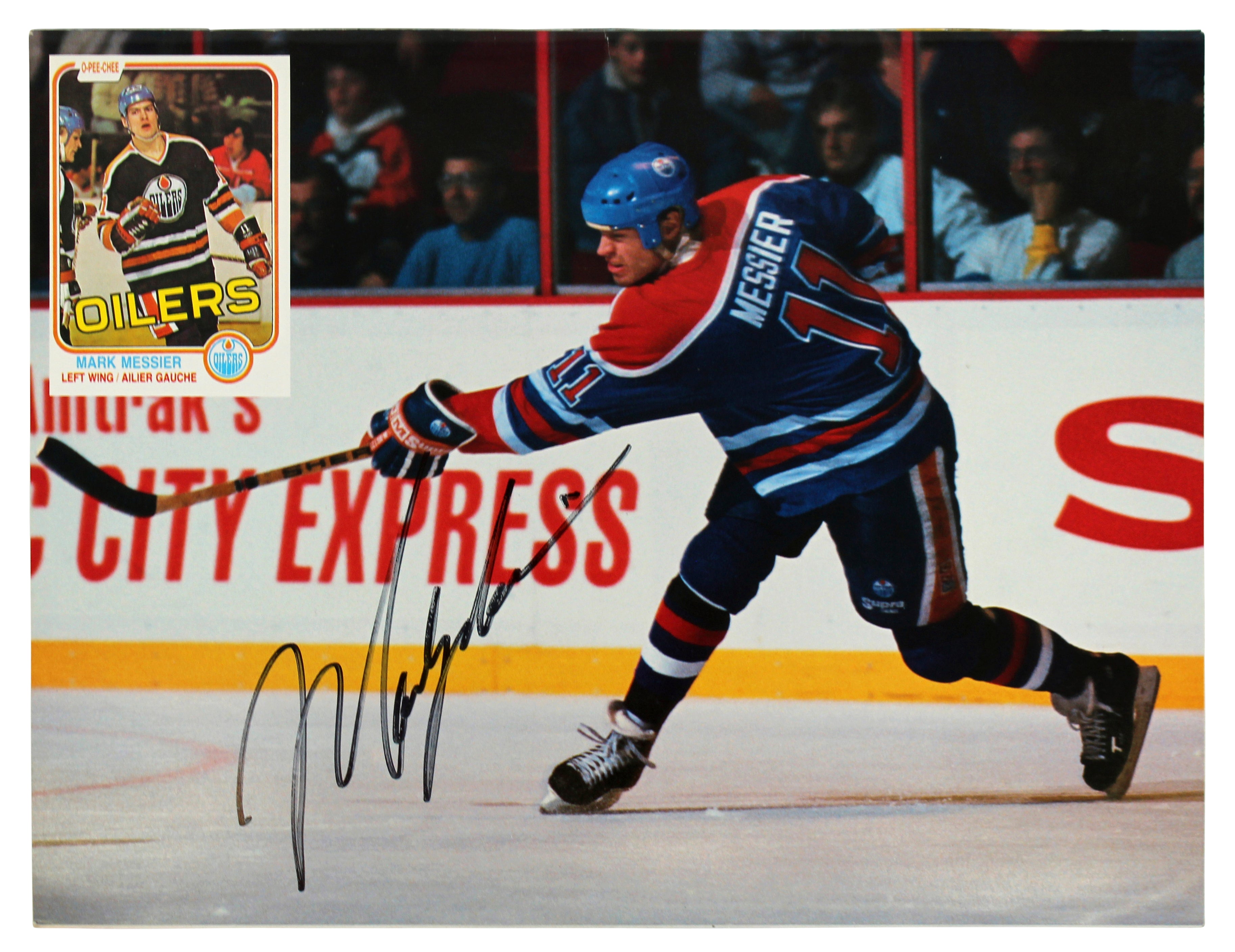 Brett Hull & Mark Messier Authentic Signed Beckett Hockey Magazine BAS #AA03441