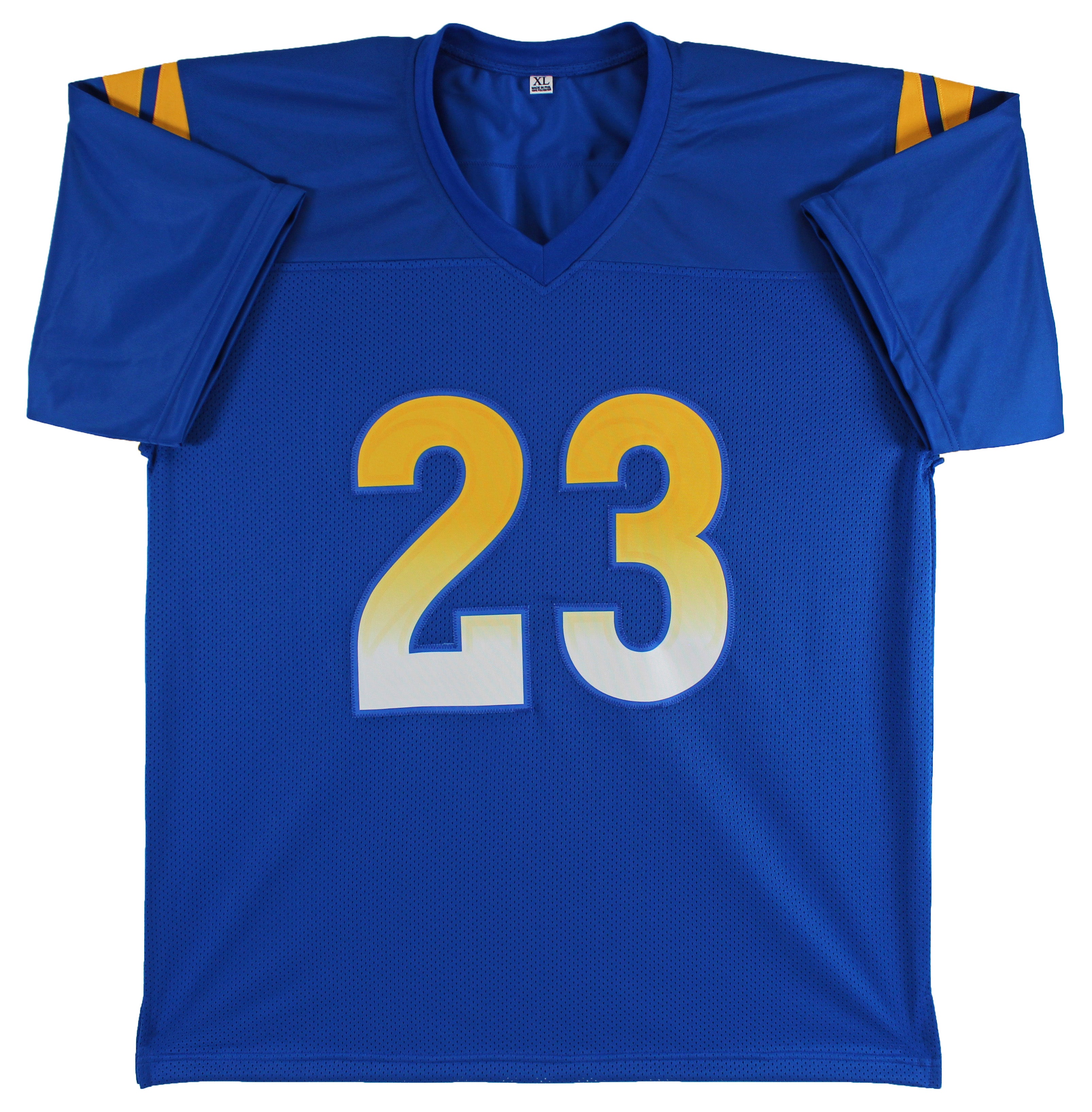 Cam Akers Authentic Signed Blue Pro Style Jersey Autographed BAS Witnessed