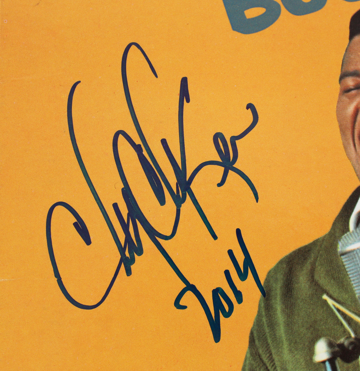 Chubby Checker "2014" Authentic Signed Album Cover Autographed BAS #BG83052