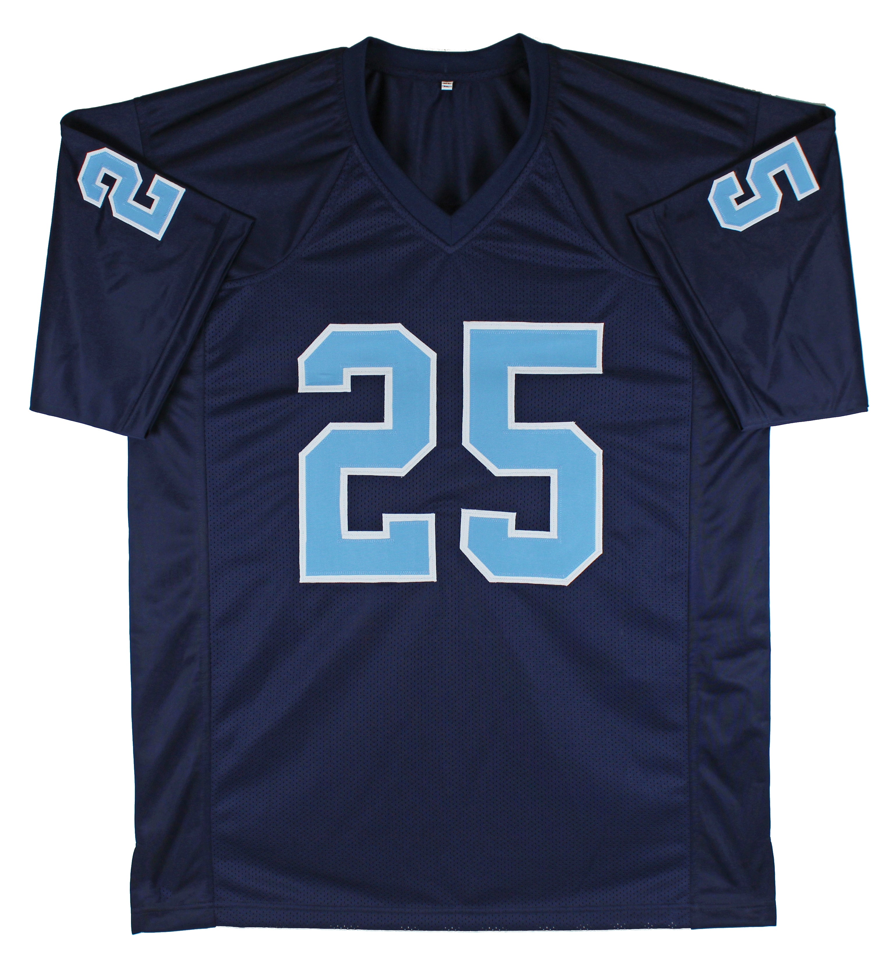 UNC Javonte Williams Signed Navy Blue Pro Style Jersey w/ Blue #s BAS Witnessed