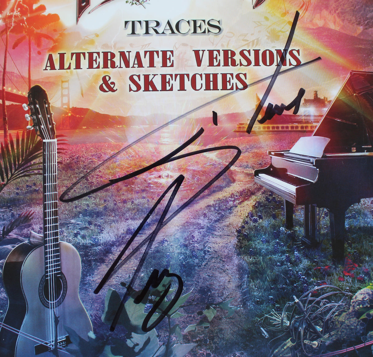 Steve Perry Signed Traces Alternate Versions & Sketches Album Cover BAS #BG83044