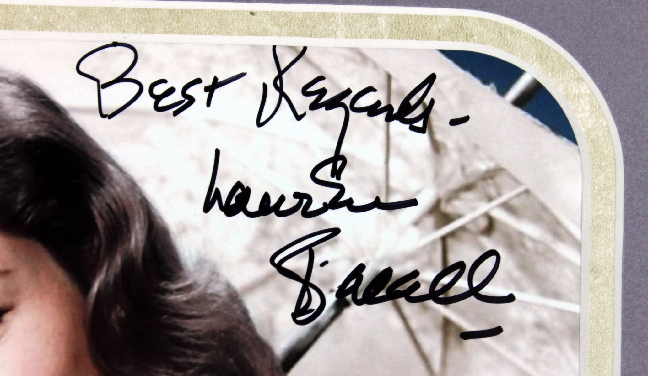 Lauren Bacall "Best Regards" Authentic Signed 8x10 Matted Photo PSA/DNA #S38108