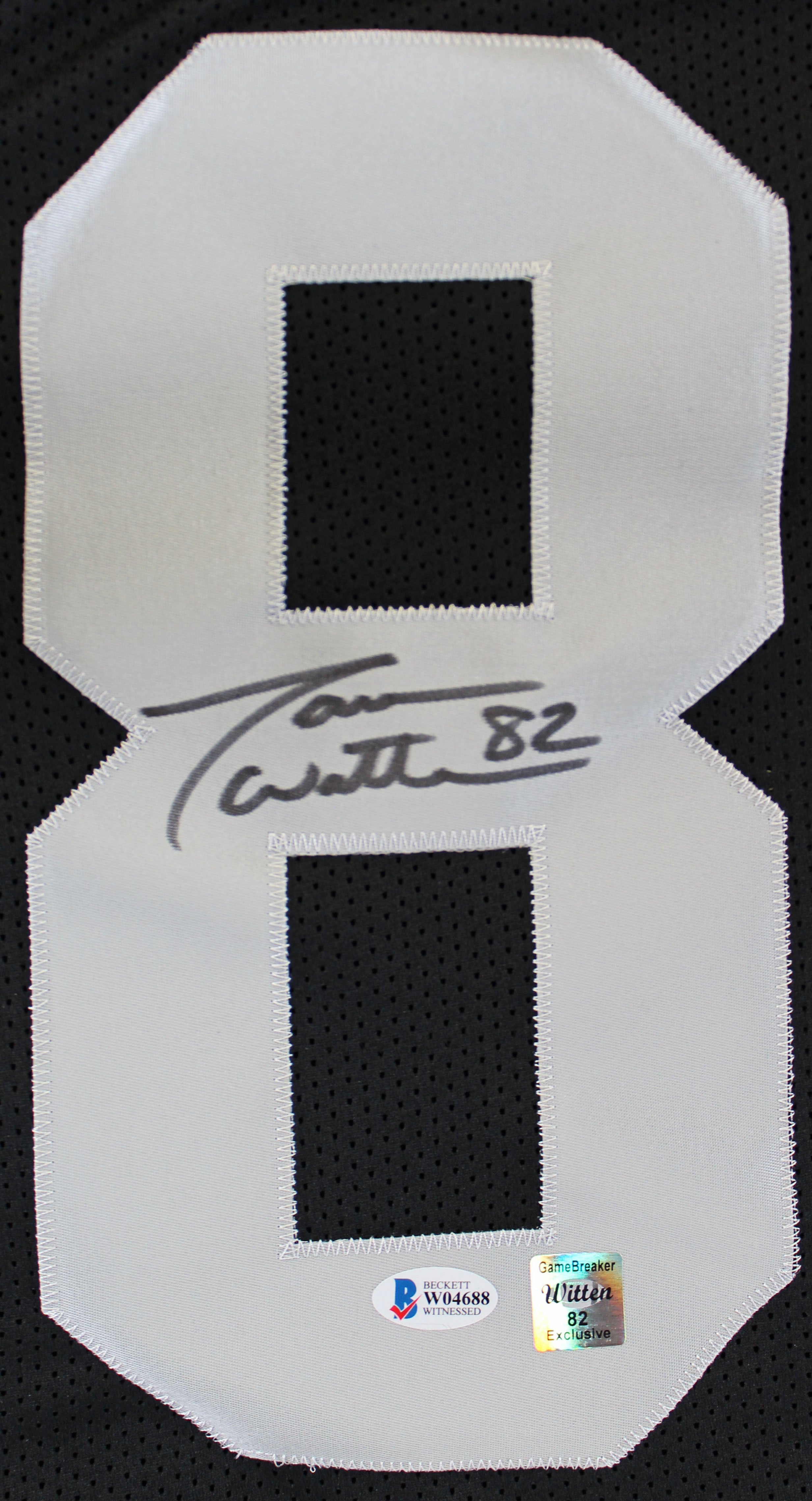 Jason Witten Authentic Signed Black Pro Style Jersey Autographed BAS Witnessed