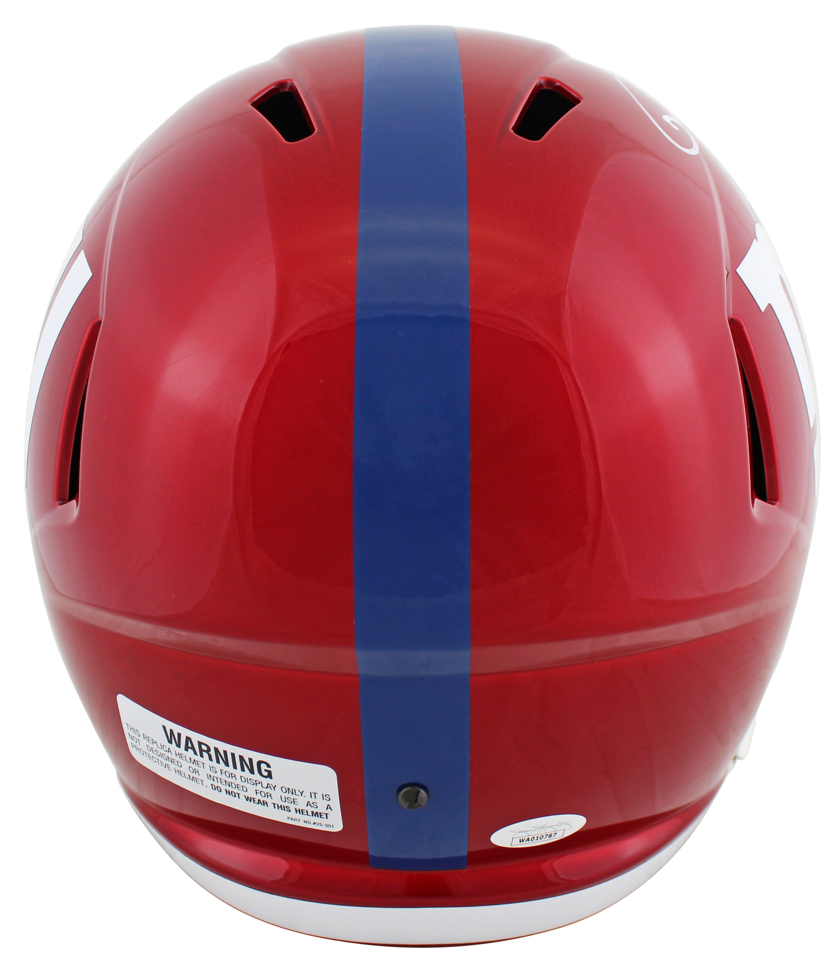 Giants Lawrence Taylor Signed Flash Full Size Speed Rep Helmet JSA Witness