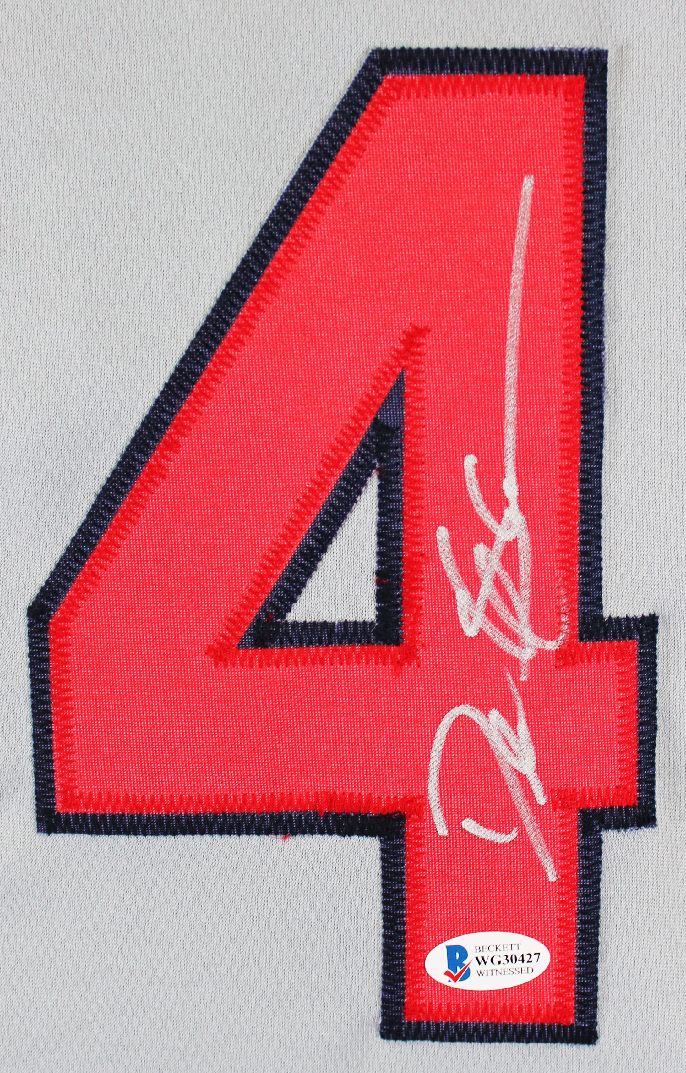 Deion Sanders Authentic Signed Grey Pro Style Jersey Autographed BAS Witnessed