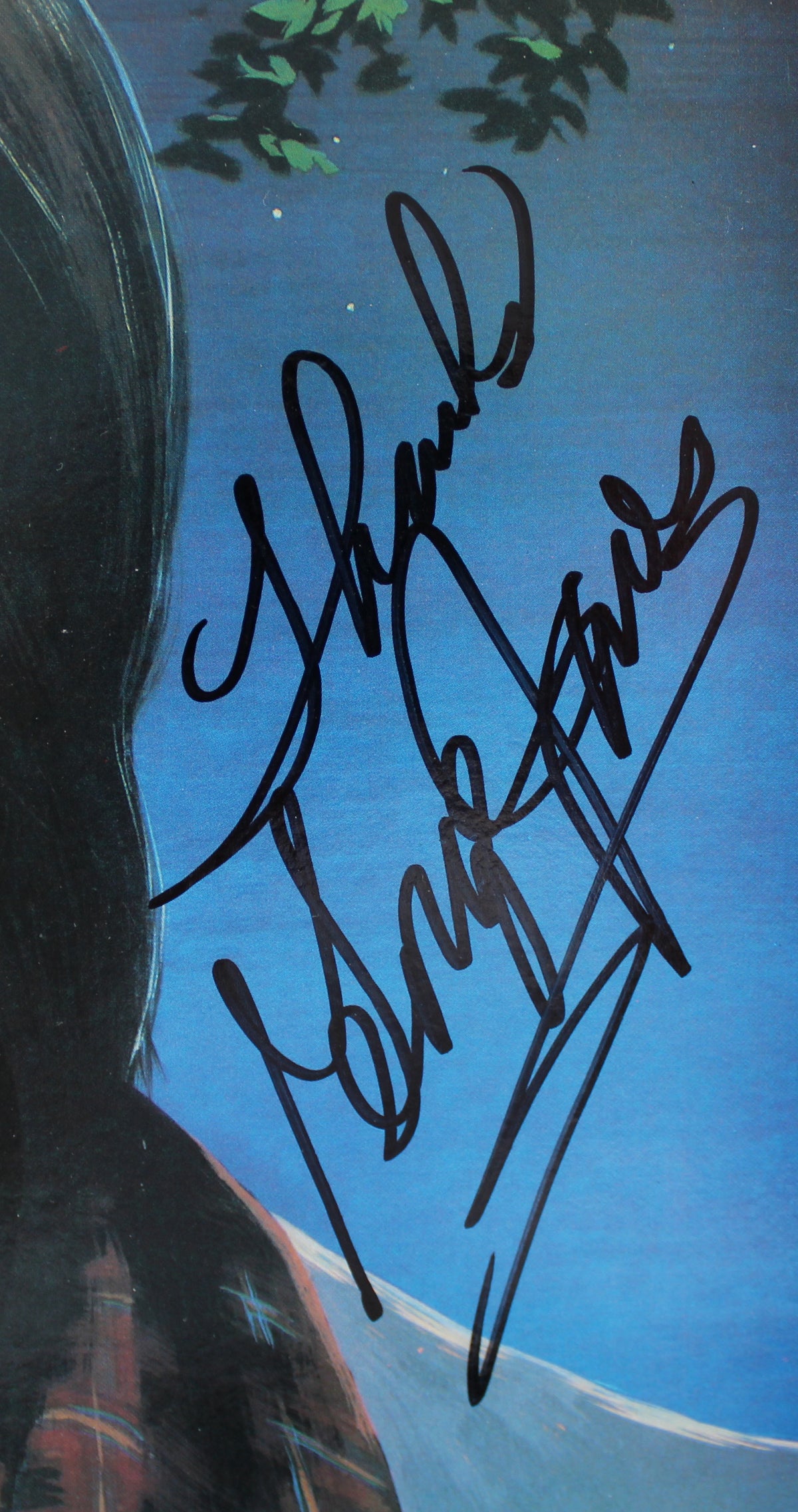 George Jones "Thanks" Authentic Signed Shine On Album Cover BAS #BG83035