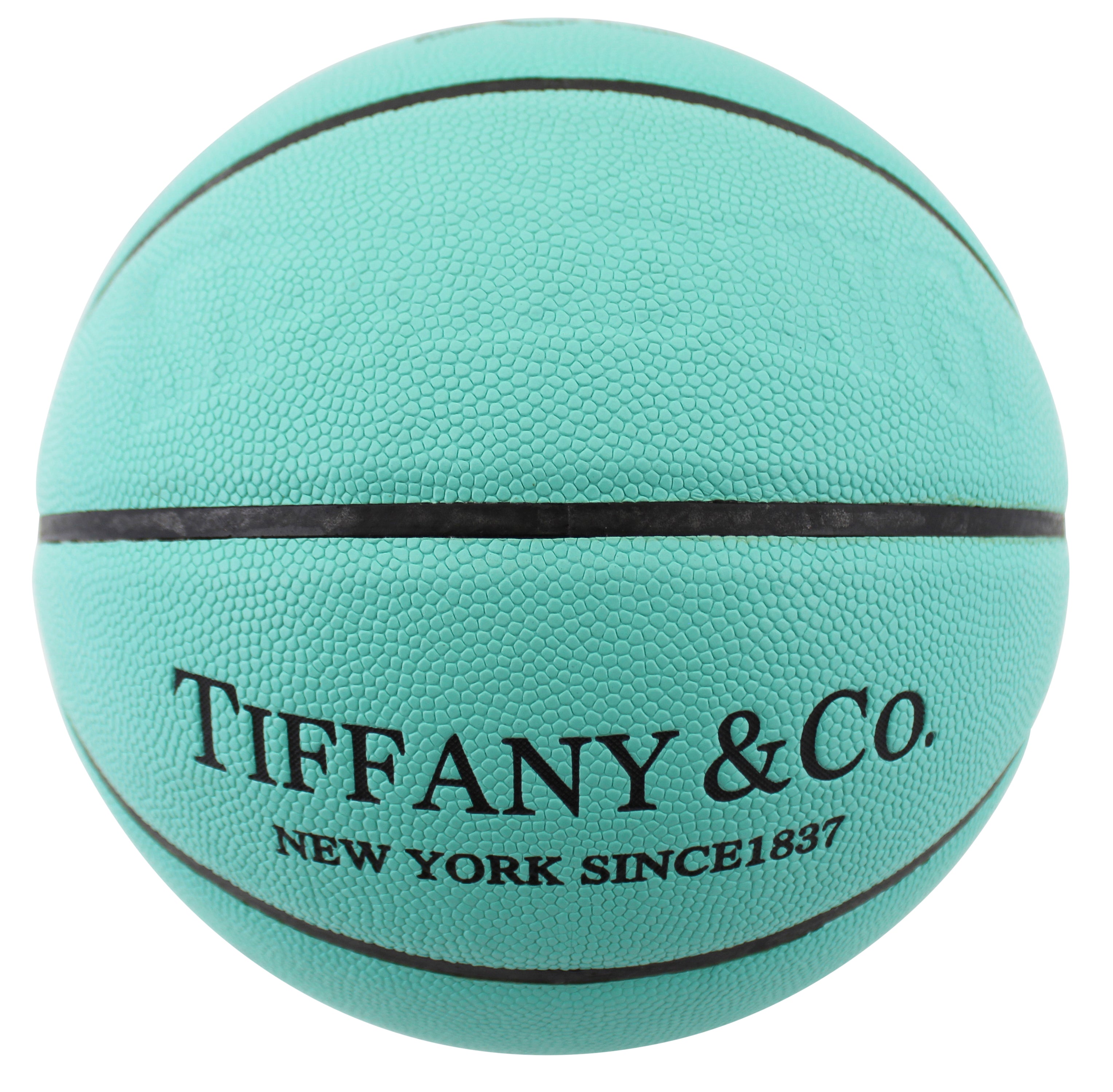 Magic Johnson & Larry BIrd Signed Tiffany & Co X Basketball LE w/ Case BAS Wit