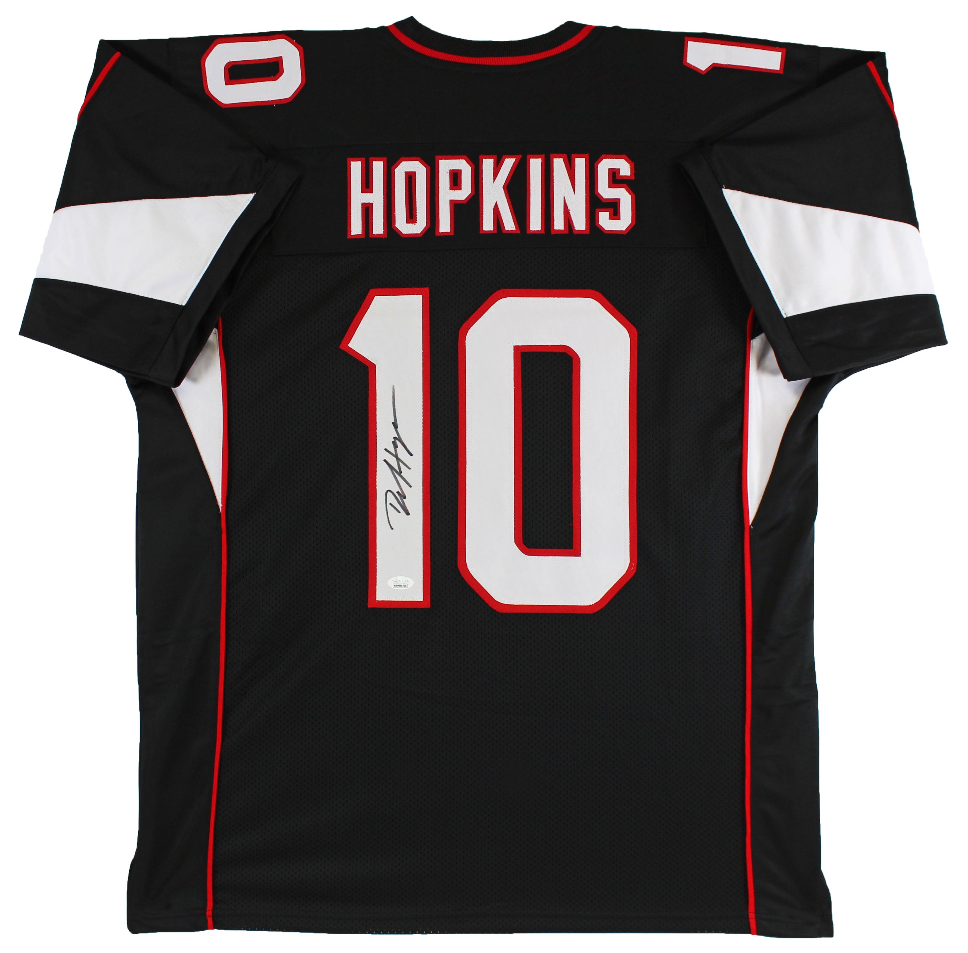 DeAndre Hopkins Authentic Signed Black Pro Style Jersey Autographed JSA Witness