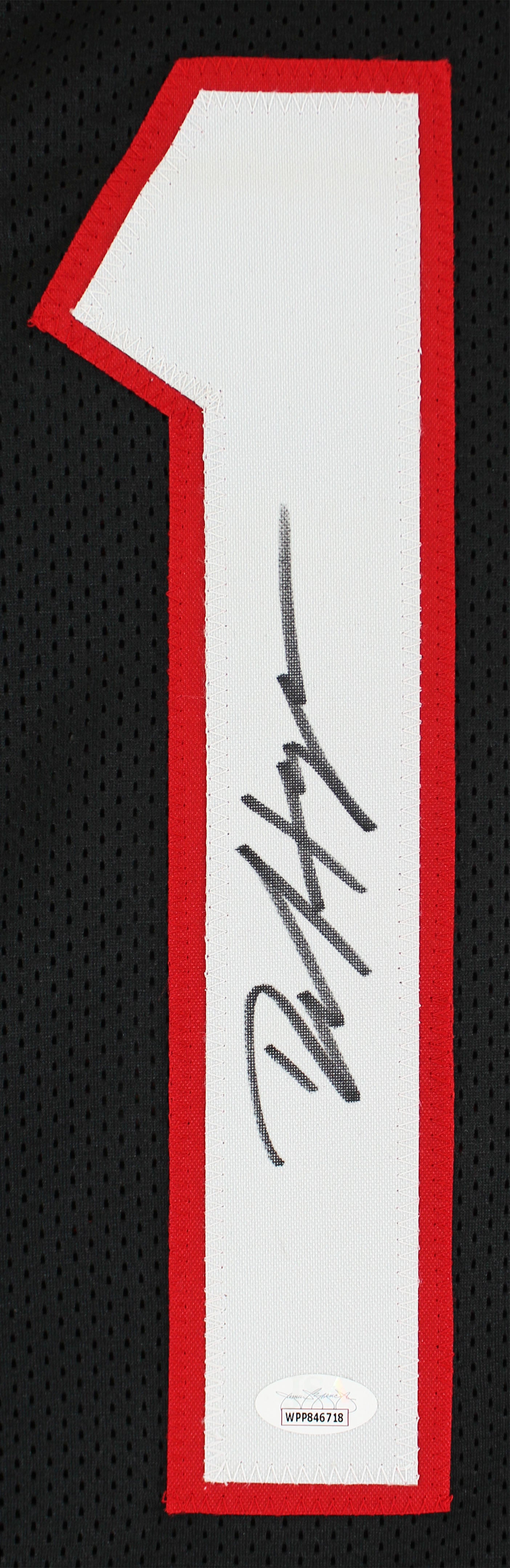 DeAndre Hopkins Authentic Signed Black Pro Style Jersey Autographed JSA Witness