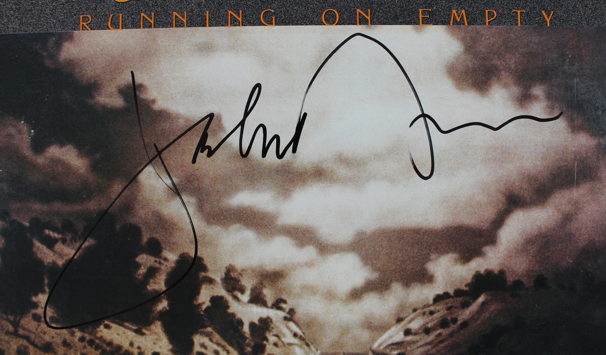 Jackson Browne Authentic Signed Running On Empty Album Cover BAS #BG83032
