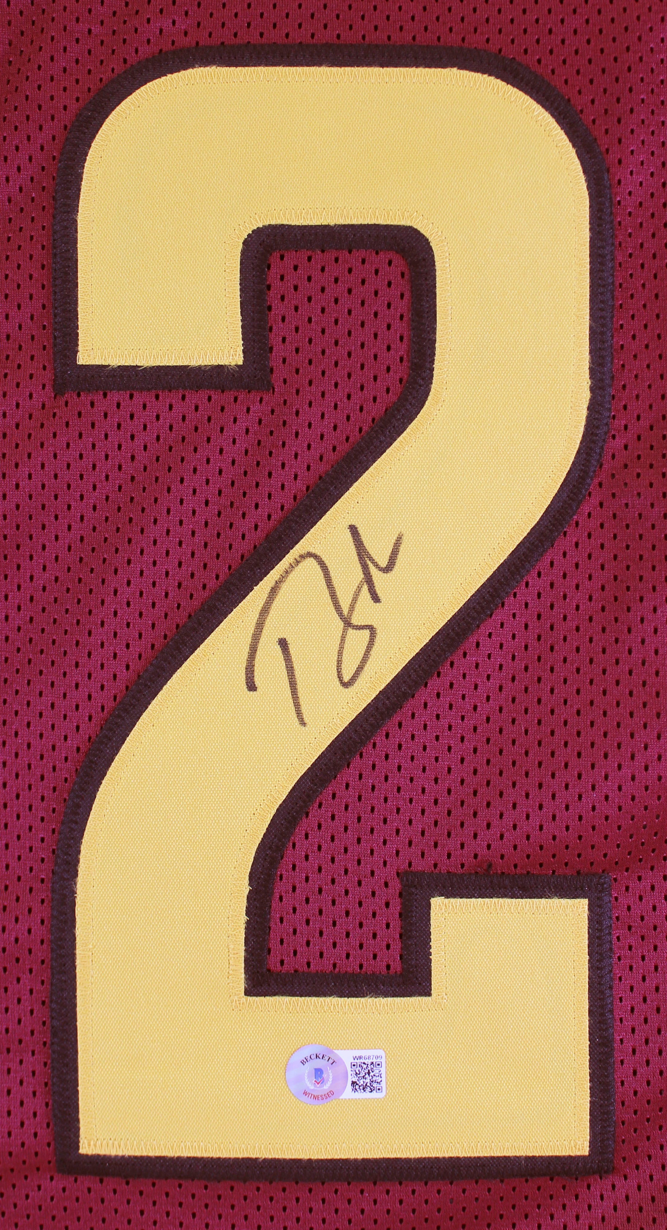 Arizona State Brandon Aiyuk Authentic Signed Maroon Pro Style Jersey BAS Witness