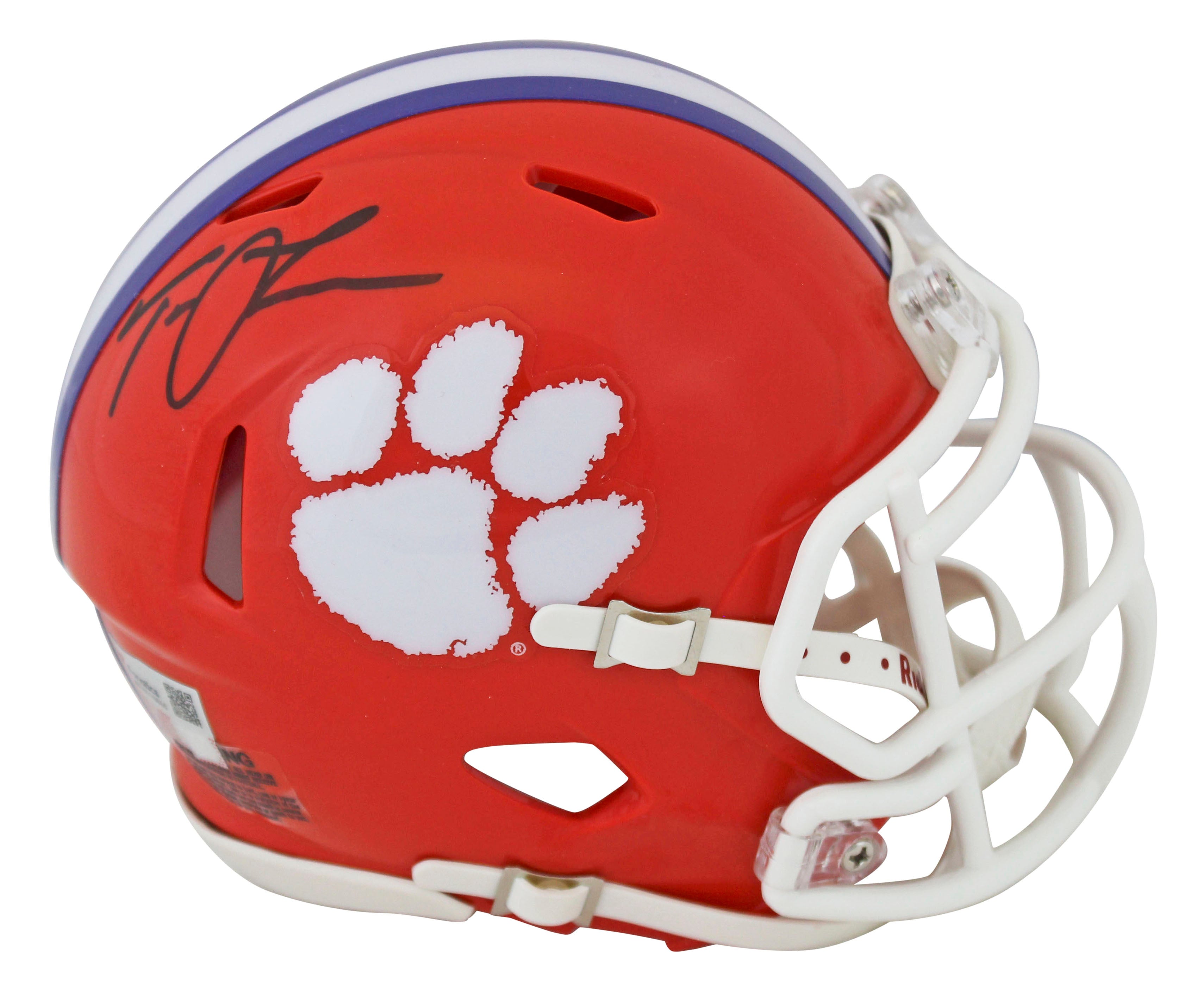 Clemson Trevor Lawrence Authentic Signed Speed Mini Helmet Autographed Fanatics