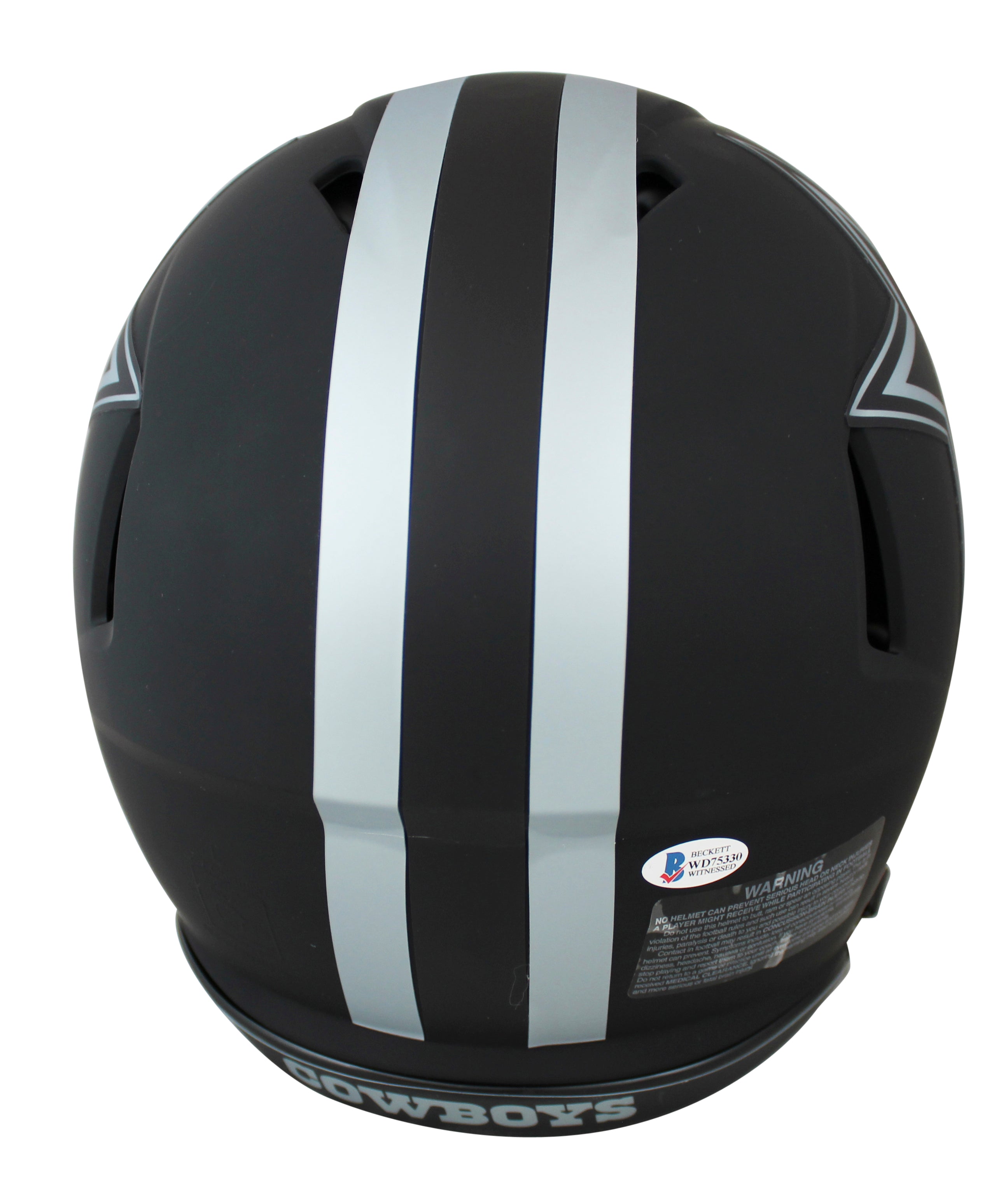 Cowboys Roger Staubach HOF 85 Signed Eclipse Full Size Speed Proline Helmet BAS