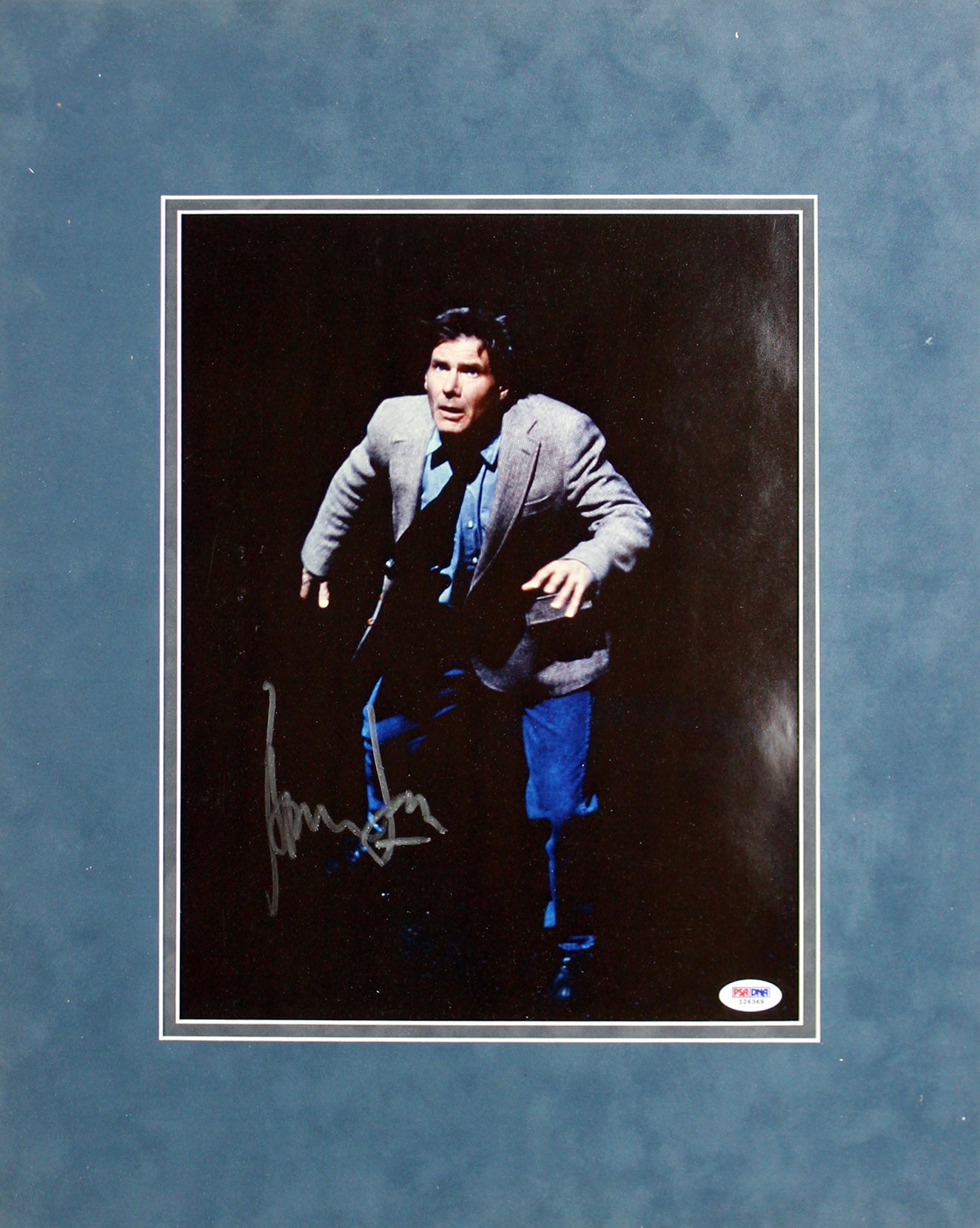 Harrison Ford The Fugitive Authentic Signed Matted 11X14 photo PSA/DNA #I26369