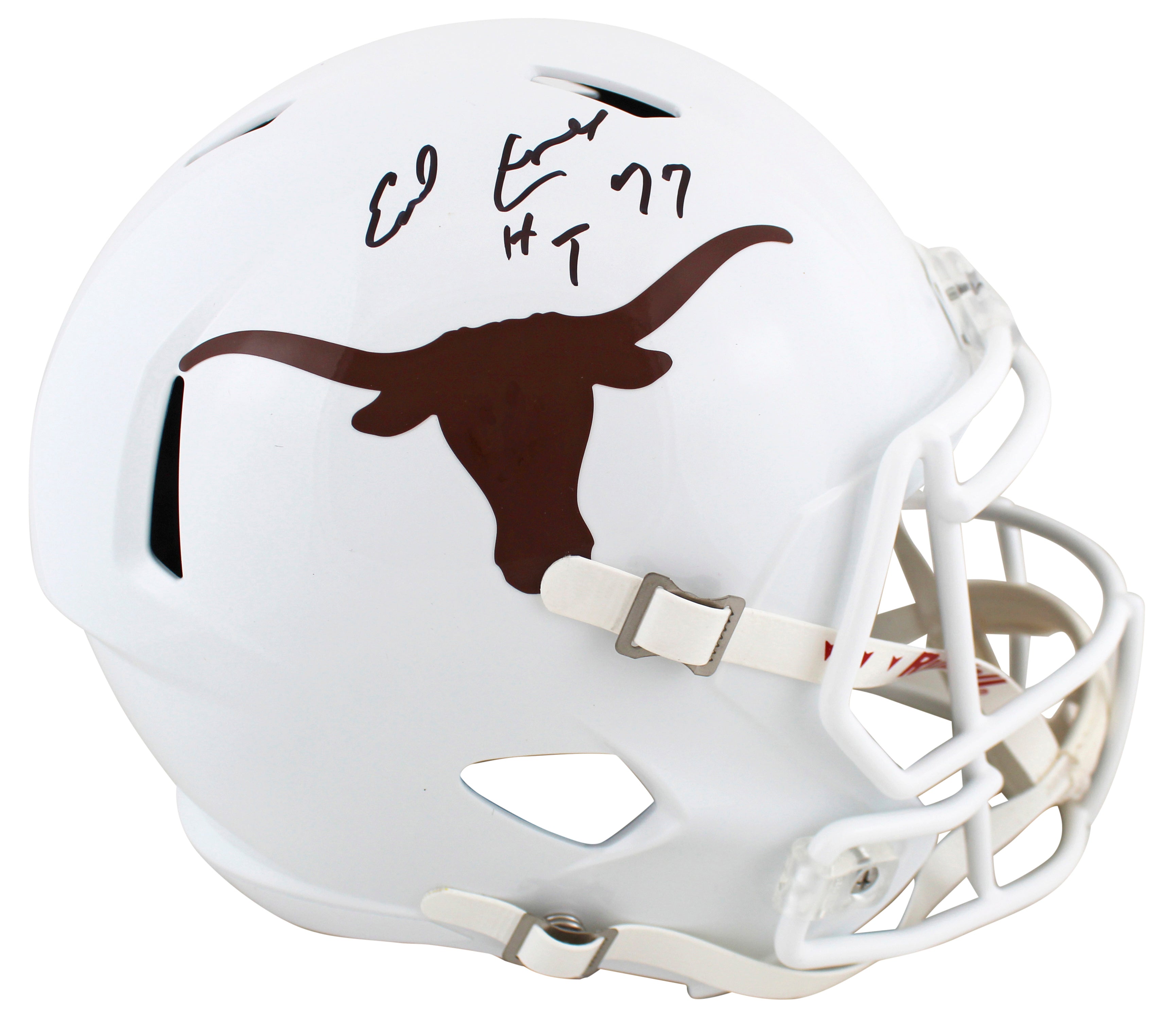 Texas Earl Campbell "HT 77" Authentic Signed Full Size Speed Rep Helmet BAS Wit