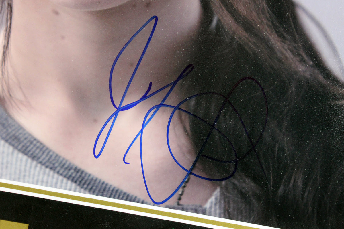 Jennifer Lawrence Hunger Games Mockingjay Signed Matted 11X14 photo PSA #AA20200