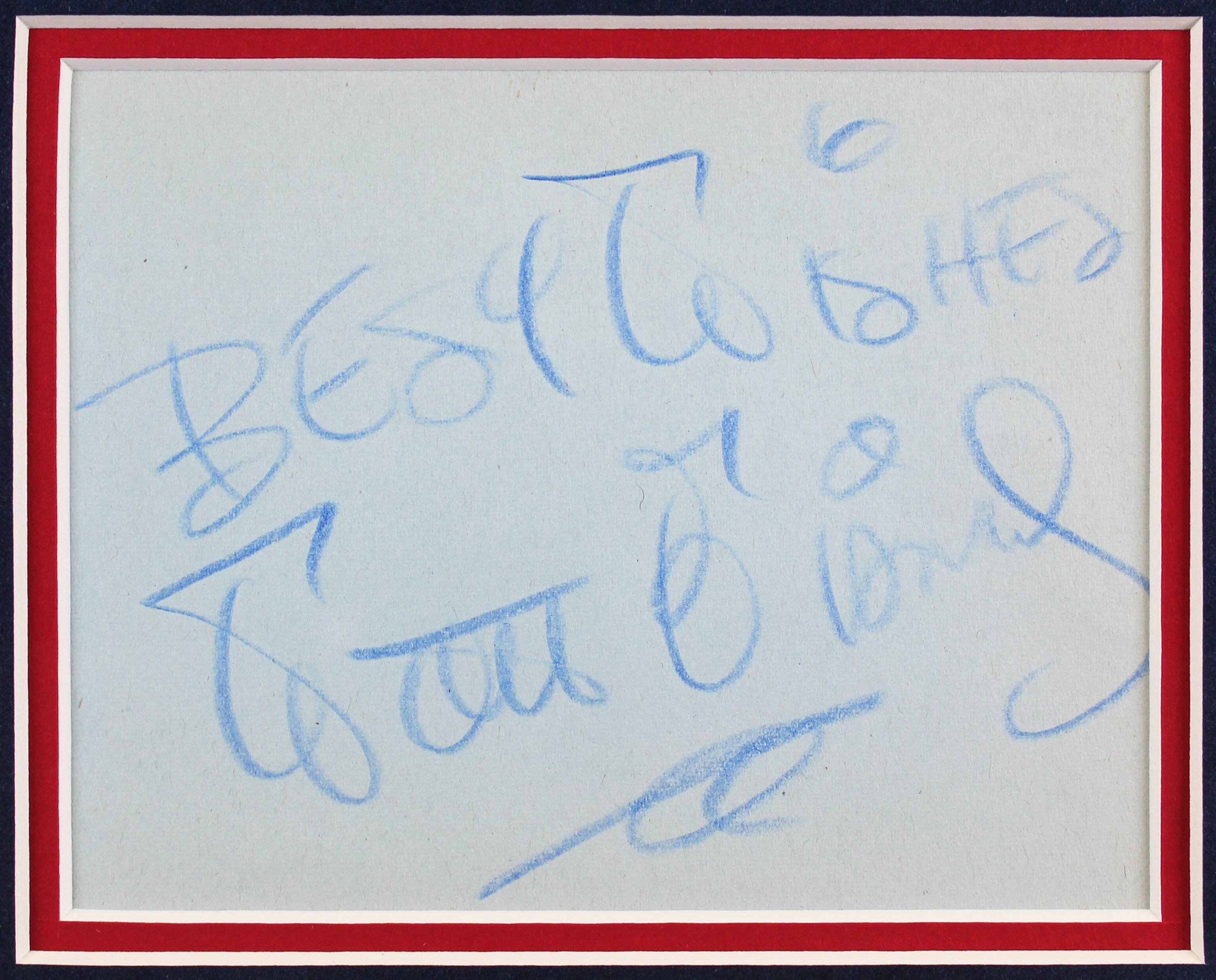 Walt Disney Disney "Best Wishes" Authentic Signed Cut Signature Autographed BAS