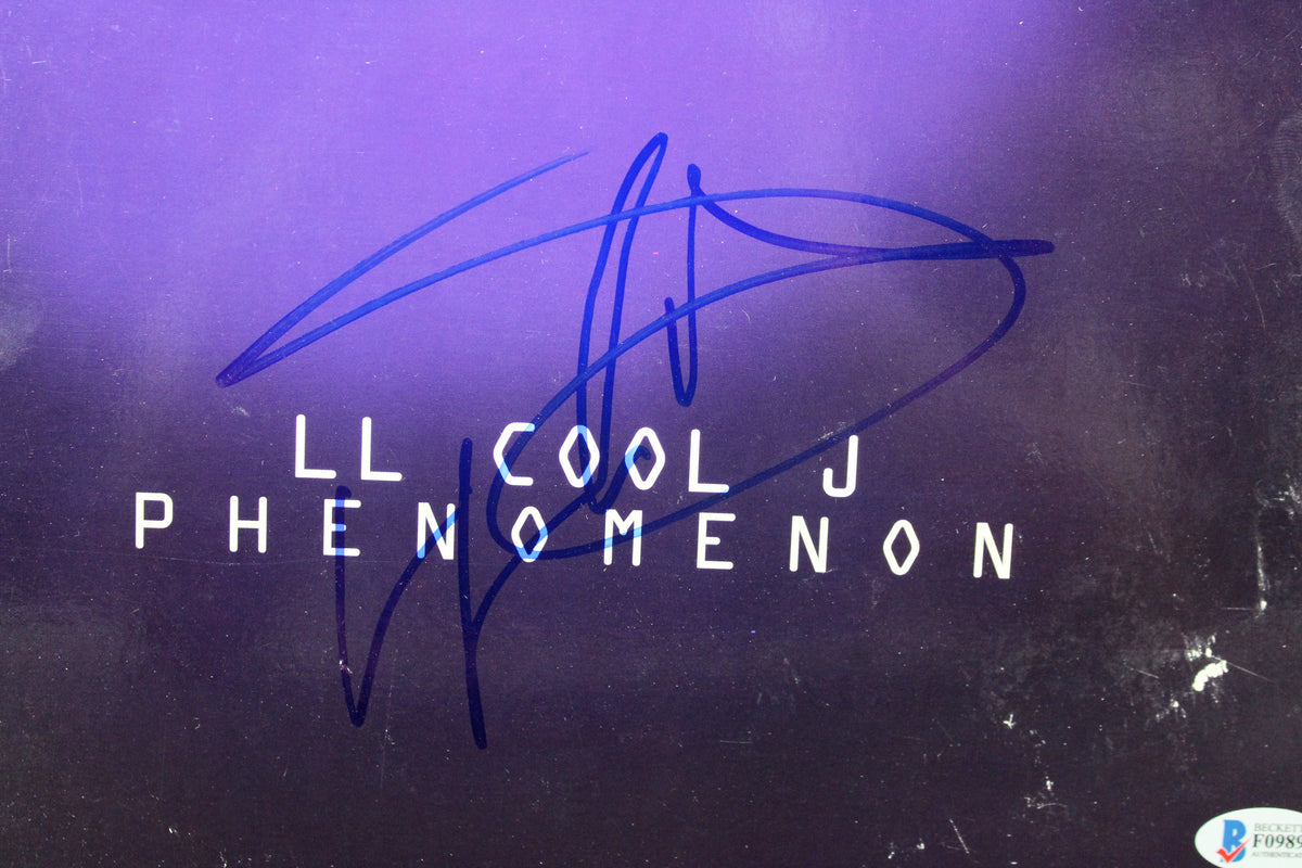 L.L. Cool J Authentic Signed Phenomenon Album Cover W/ Vinyl BAS #F09894