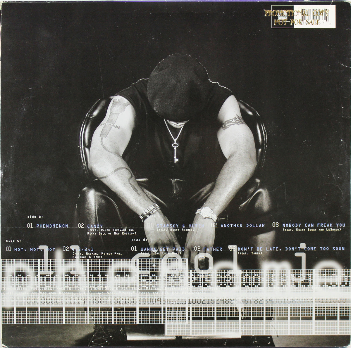 L.L. Cool J Authentic Signed Phenomenon Album Cover W/ Vinyl BAS #F09894