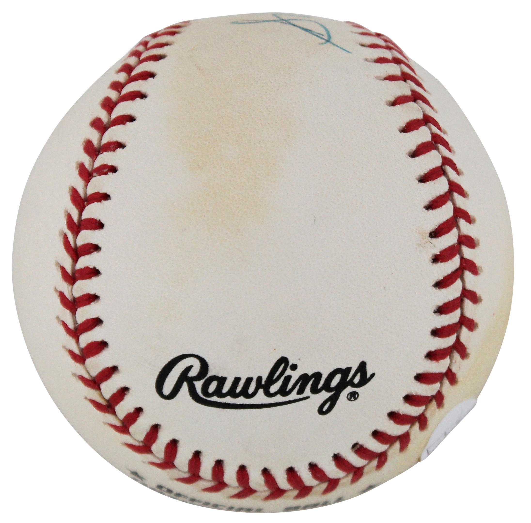 Braves Hank Aaron Signed Jackie Robinson 50th Logo Onl Baseball LE #836/1947 JSA