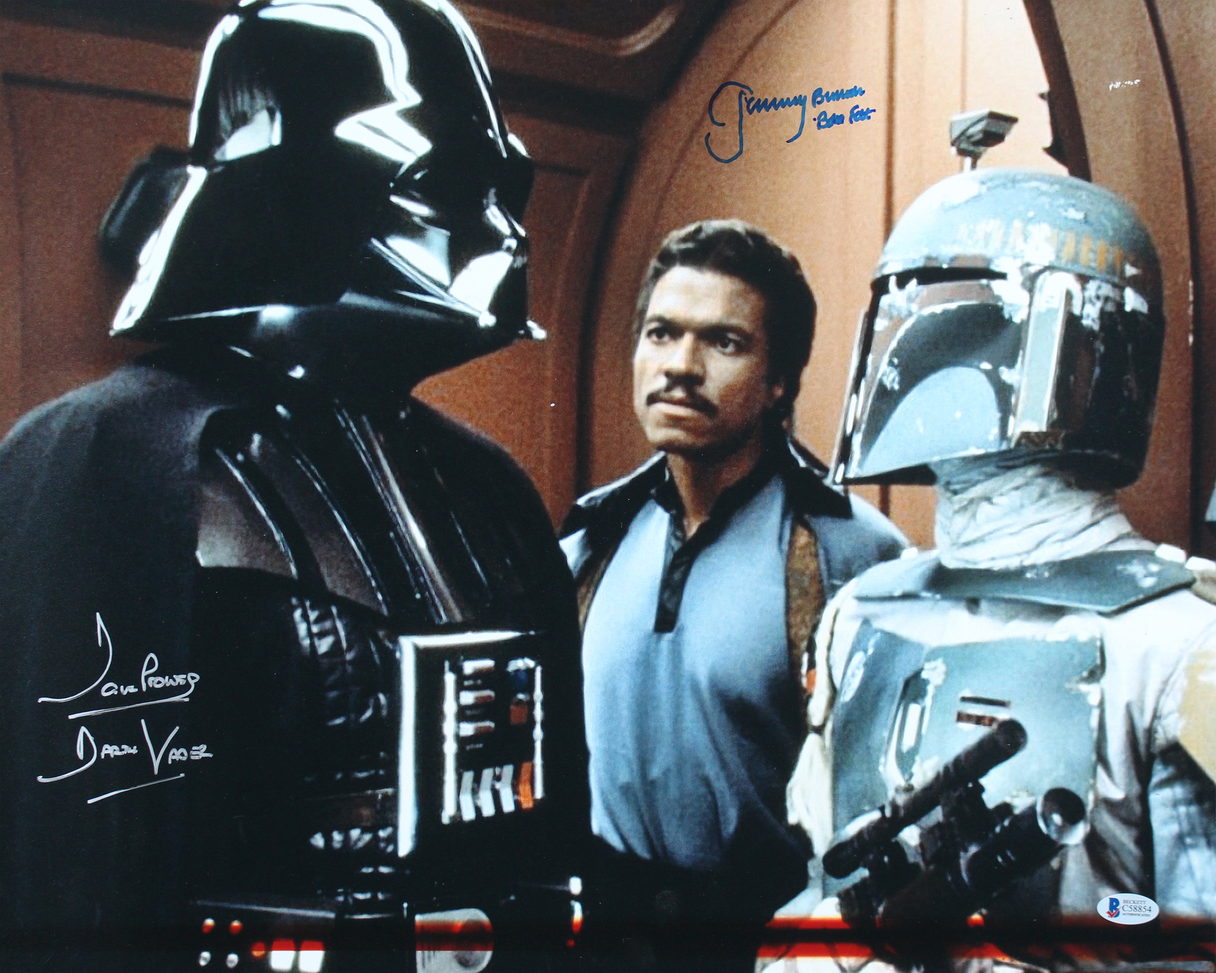 David Prowse & Jeremy Bulloch Star Wars Authentic Signed 16x20 Photo BAS #C58854