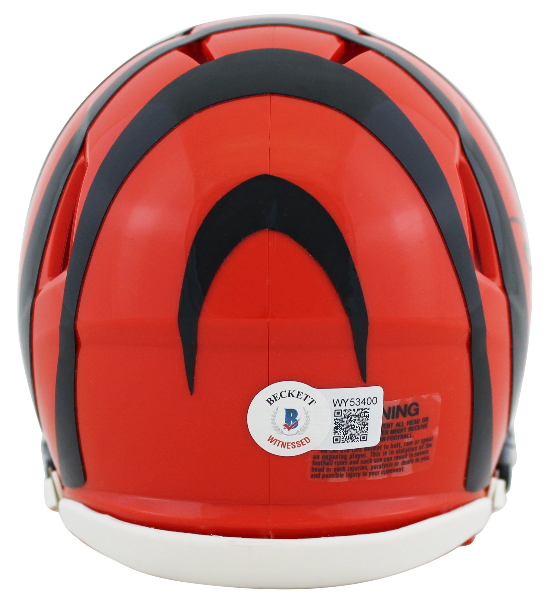 Bengals Chad Johnson Authentic Signed Speed Mini Helmet Autographed BAS Witness