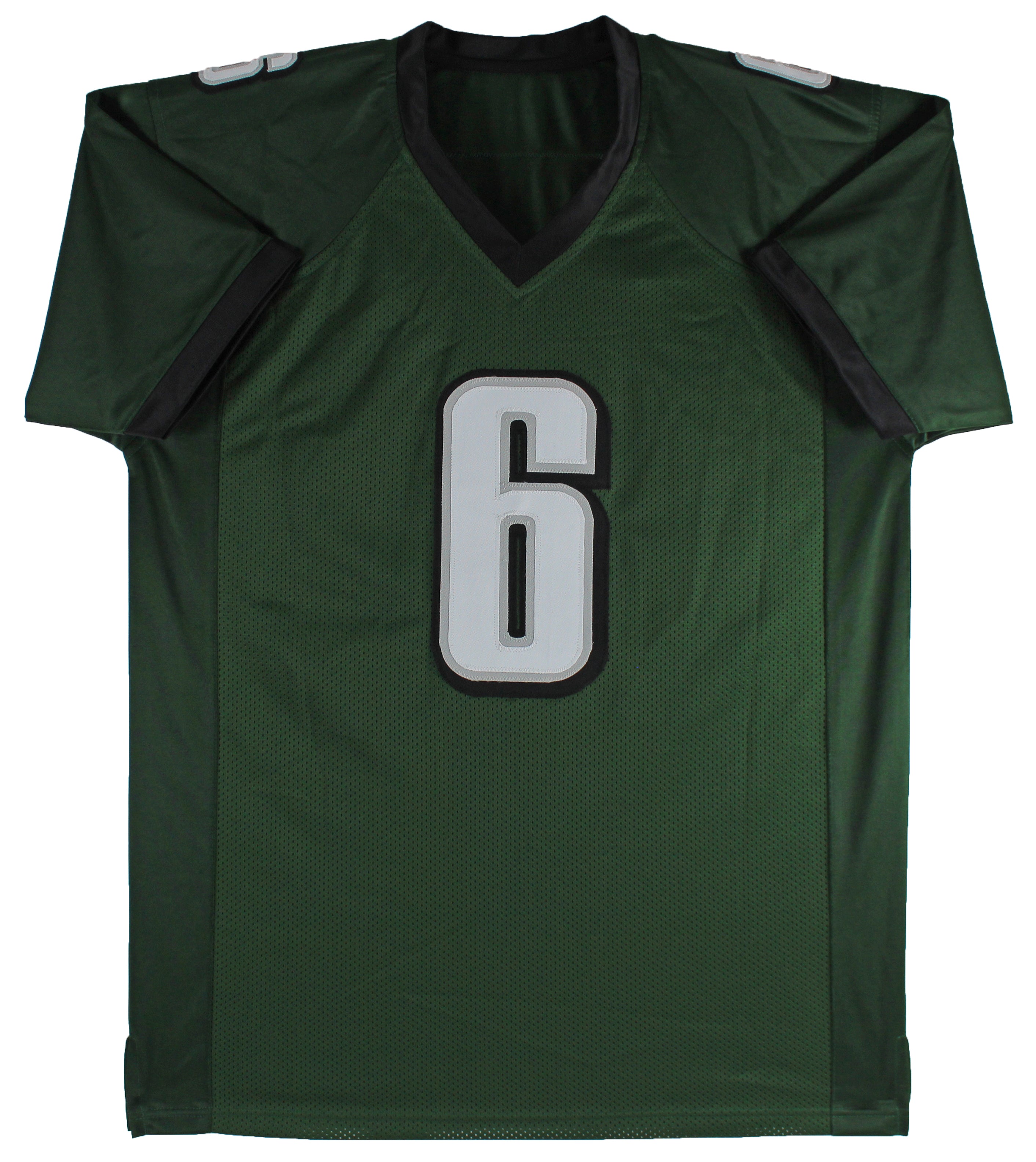DeVonta Smith Authentic Signed Green Pro Style Jersey Autographed BAS Witnessed