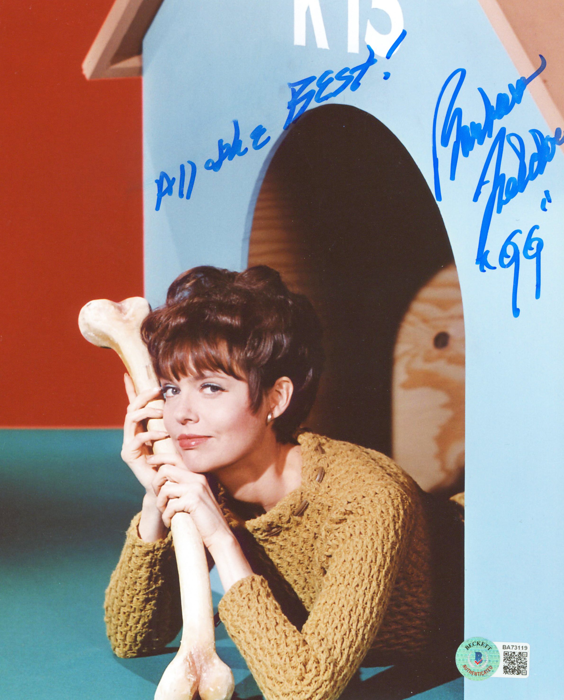 Barbara Feldon Get Smart "All The Best! '99'" Signed 8x10 Photo BAS #BA73119