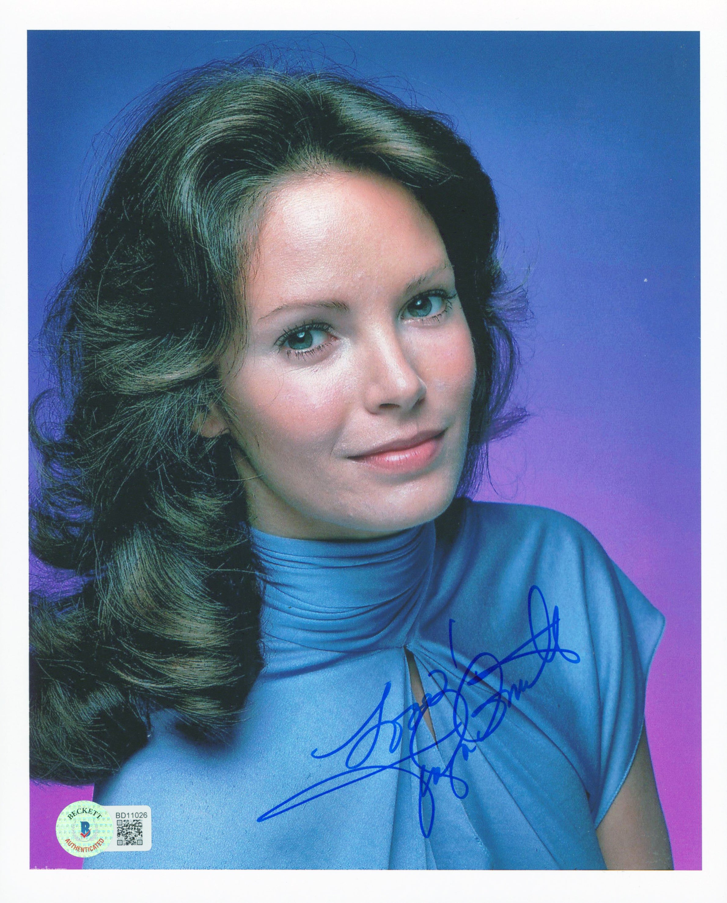 Jaclyn Smith Charlie's Angels "Love" Authentic Signed 8x10 Photo BAS #BD11026