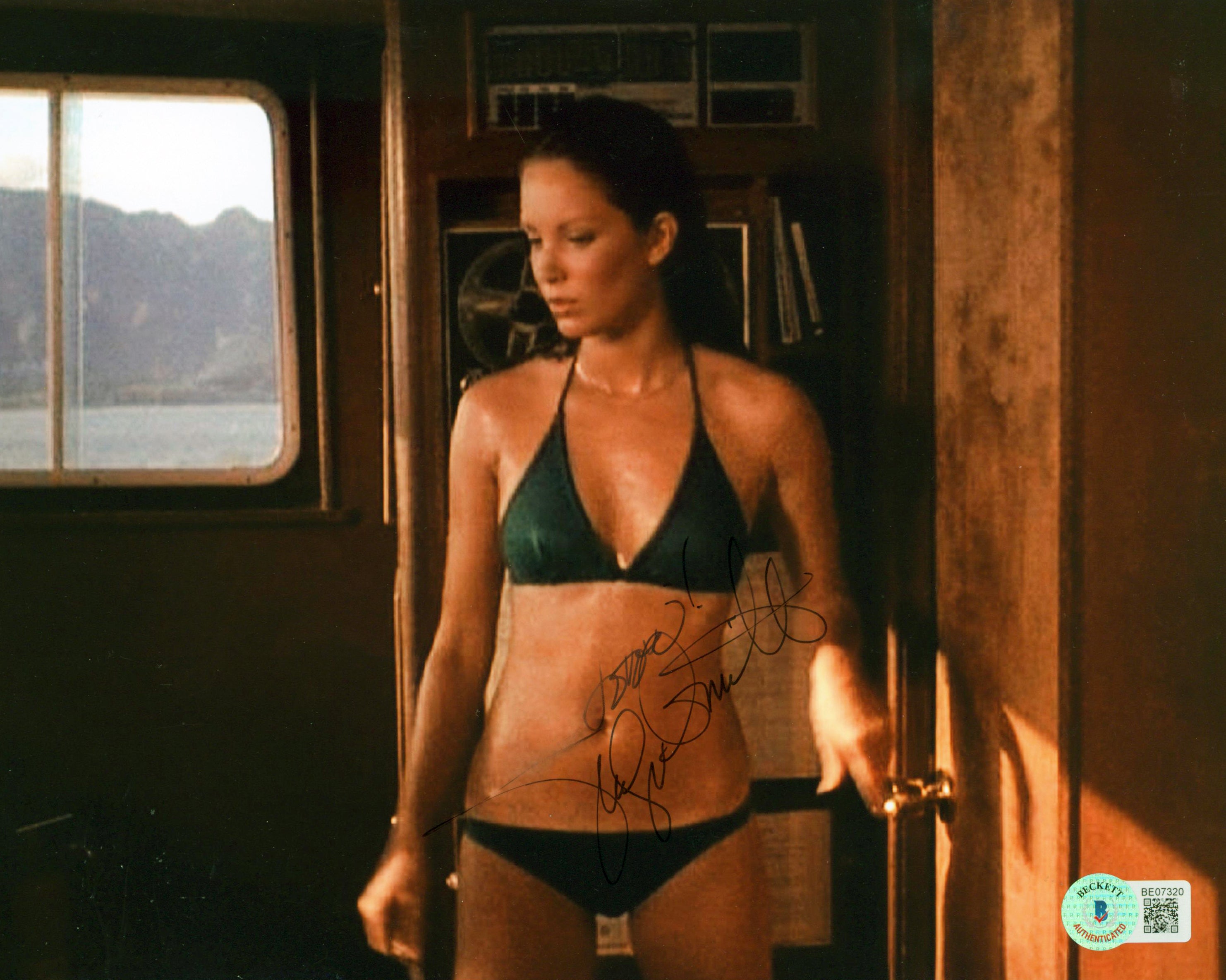 Jaclyn Smith Charlie's Angels "Love!" Signed 8x10 Sexy Photo BAS #BE07320