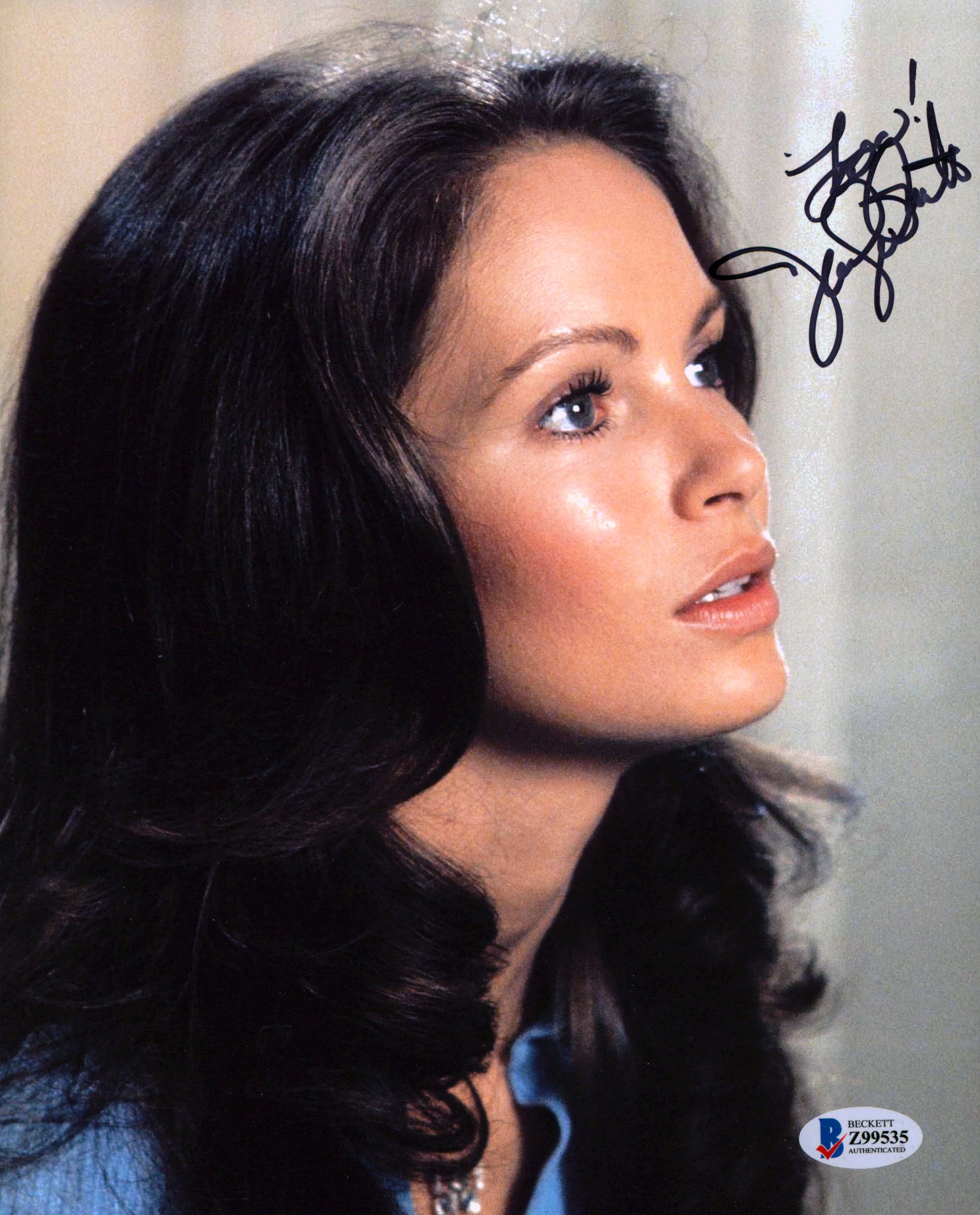 Jaclyn Smith Charlie's Angels "Love!" Authentic Signed 8x10 Photo BAS #Z99535