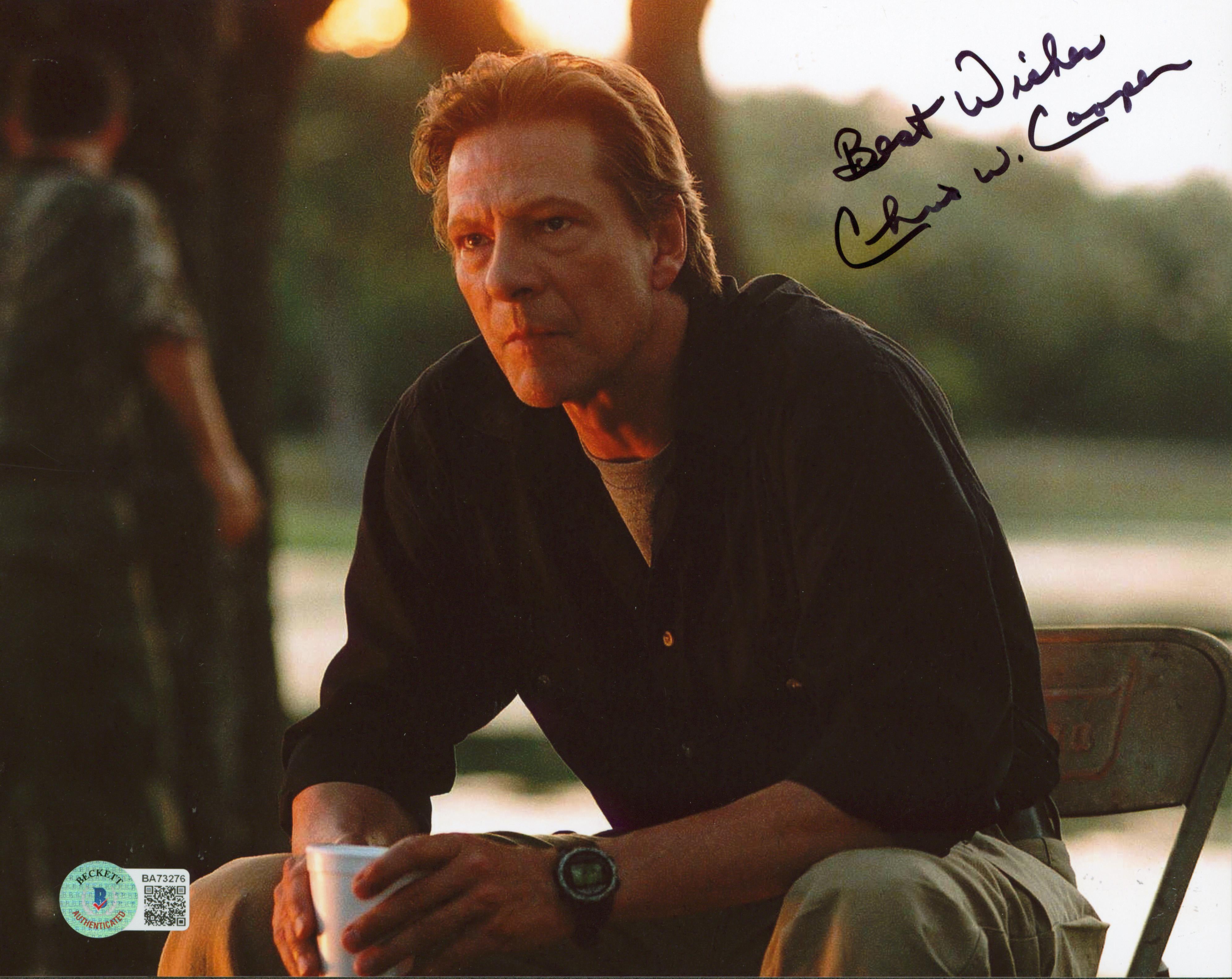 Chris Cooper Syriana "Best Wishes" Authentic Signed 8x10 Photo BAS #BA73276
