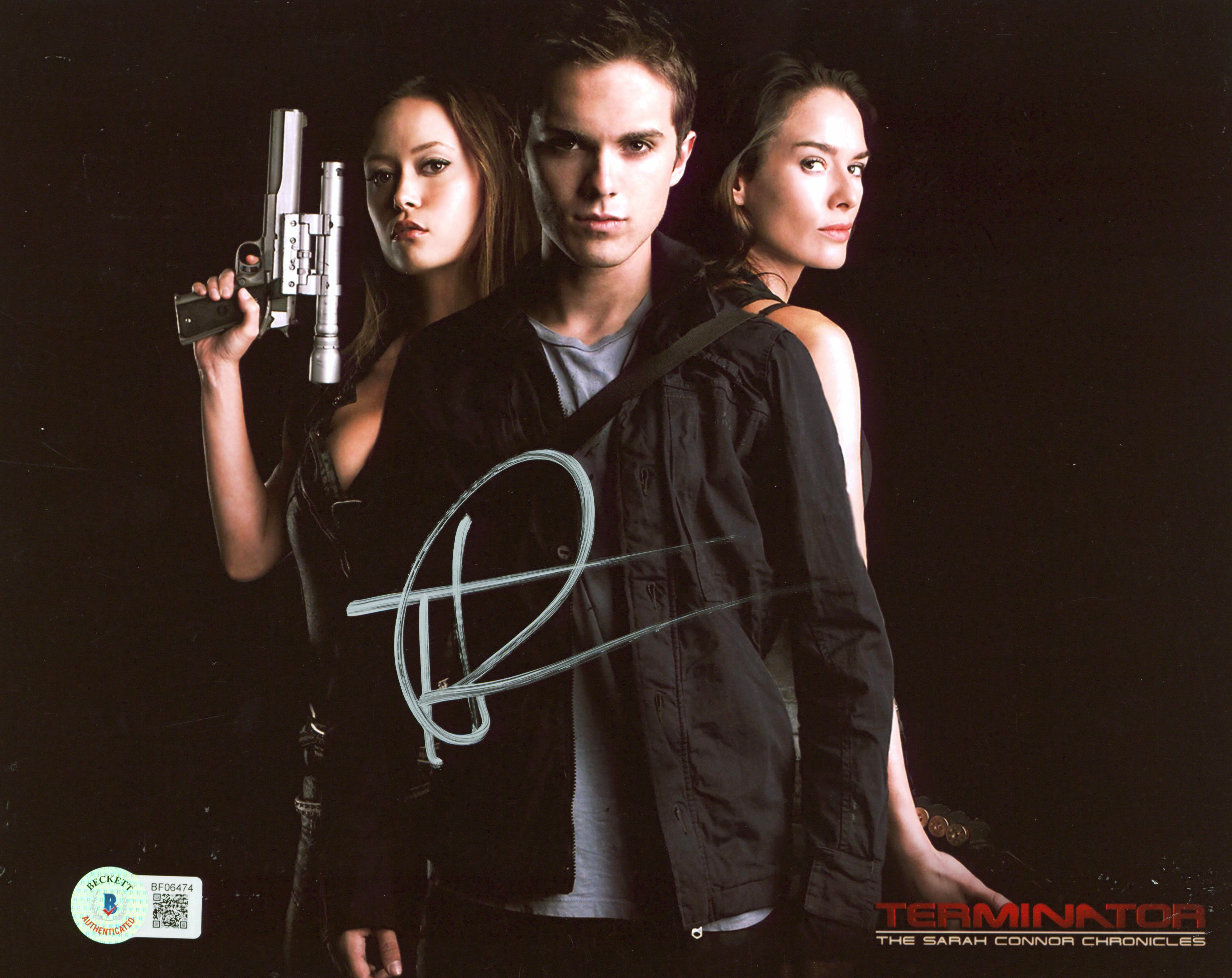 Thomas Dekker Terminator: Sarah Connor Chronicles Signed 8x10 Photo BAS #BF06474