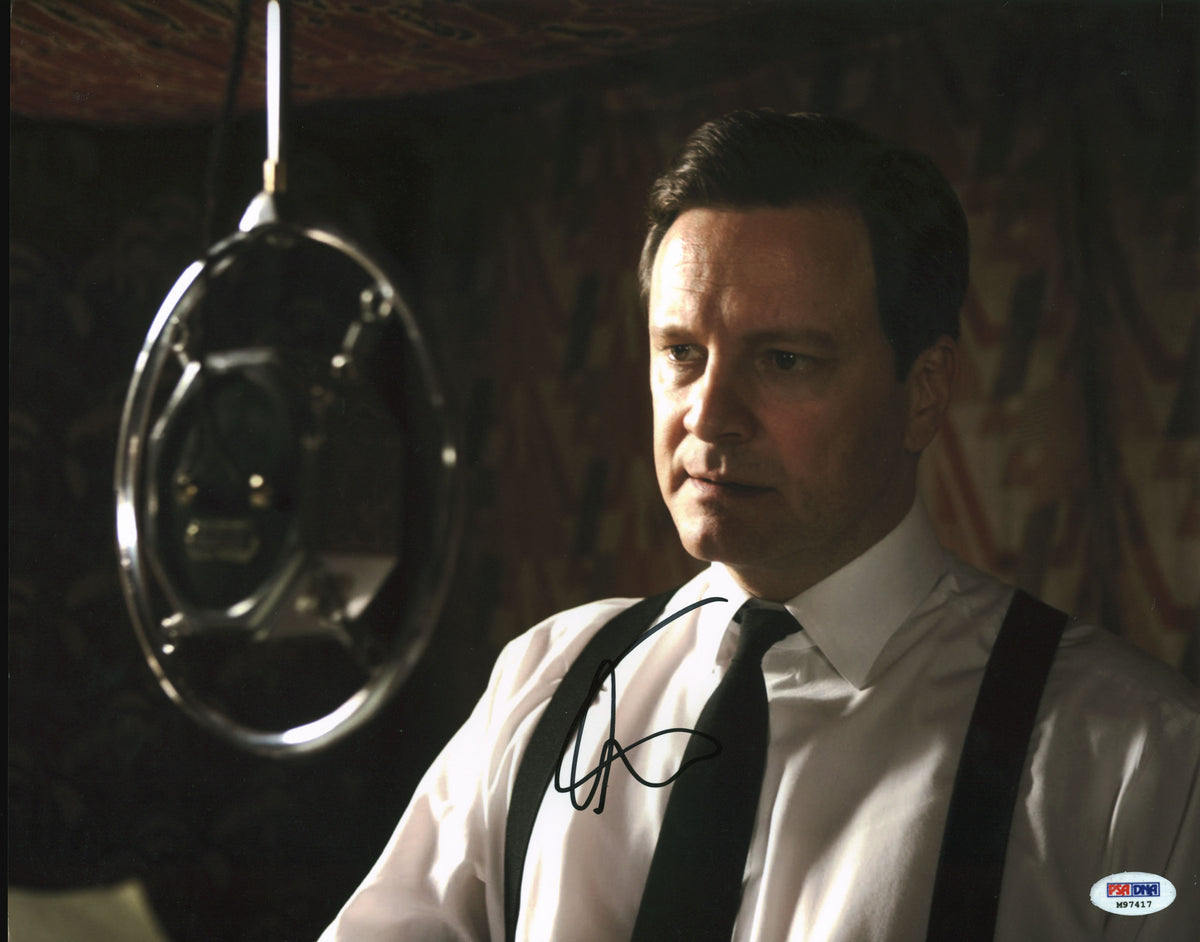 Colin Firth The Kings Speech Authentic Signed 11x14 Photo PSA/DNA #M97417
