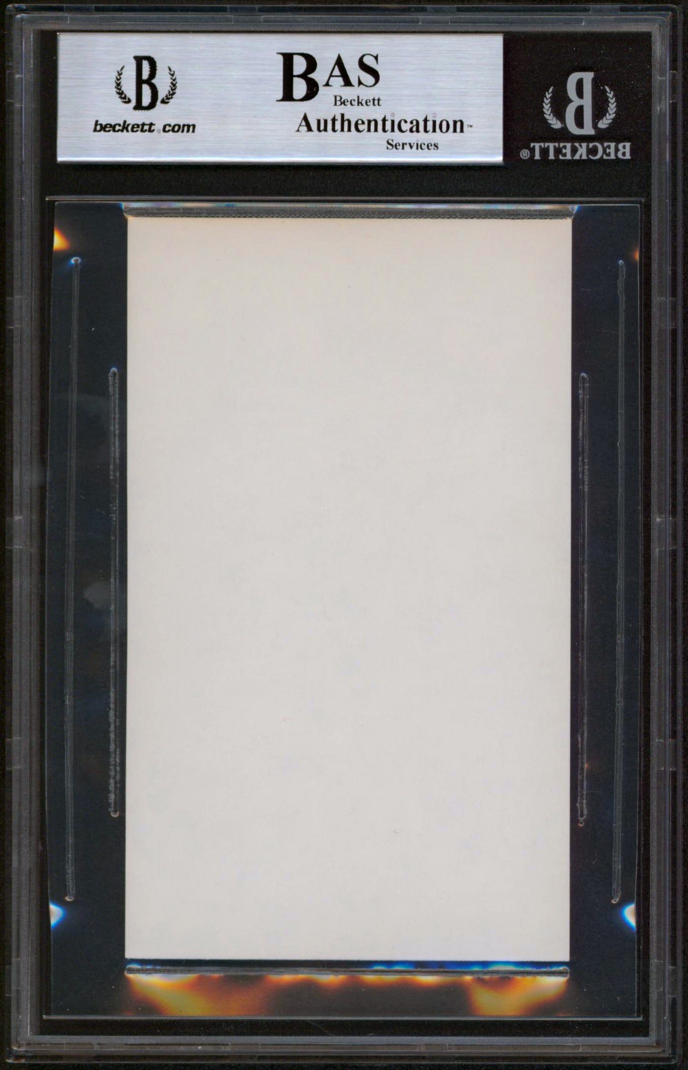 Red Sox Bobby Doerr Authentic Signed 3x5 Index Card Autographed BAS Slab