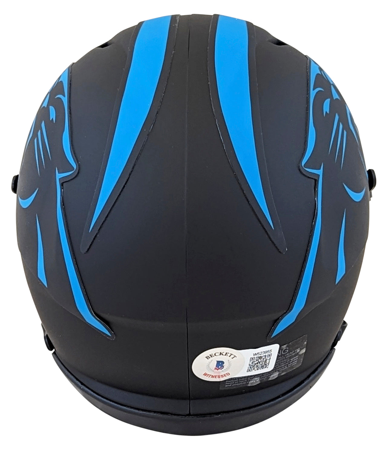 Panthers Thomas Davis Authentic Signed Eclipse Speed Mini Helmet BAS Witnessed