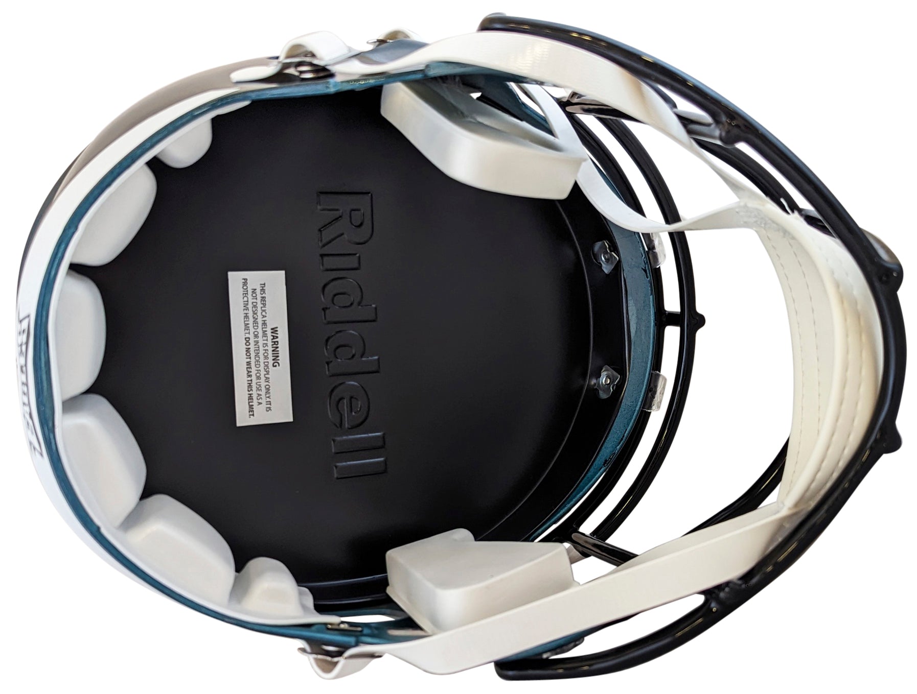 Eagles D'Andre Swift Authentic Signed Full Size Speed Rep Helmet BAS Witnessed