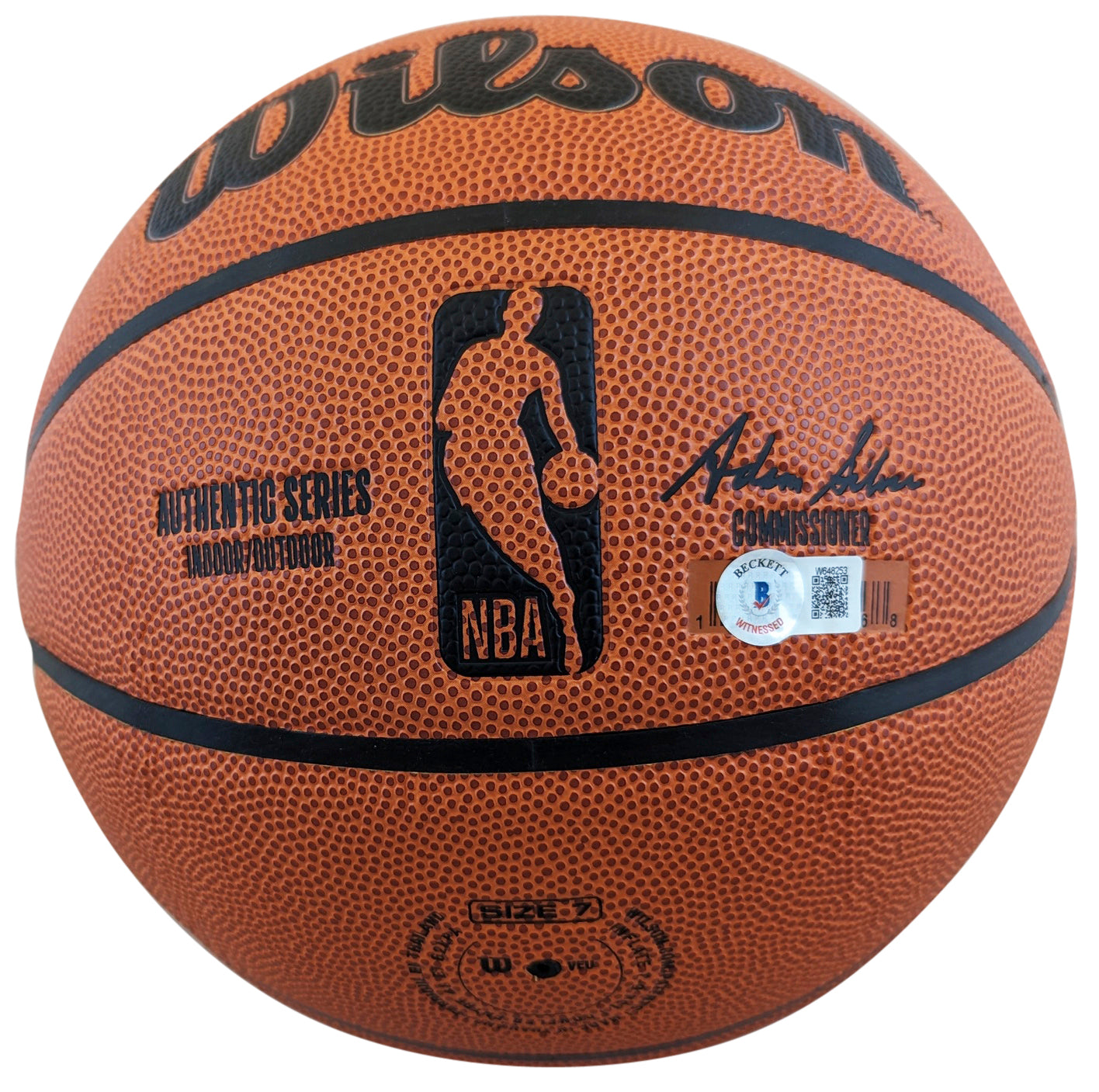 Sonics Gary Payton & Shawn Kemp Authentic Signed Wilson Basketball BAS Witnessed