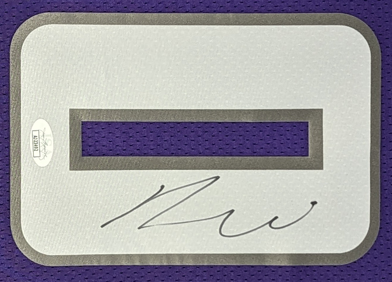 Kings Domantas Sabonis Authentic Signed Purple Nike Framed Jersey
JSA #AJ23492