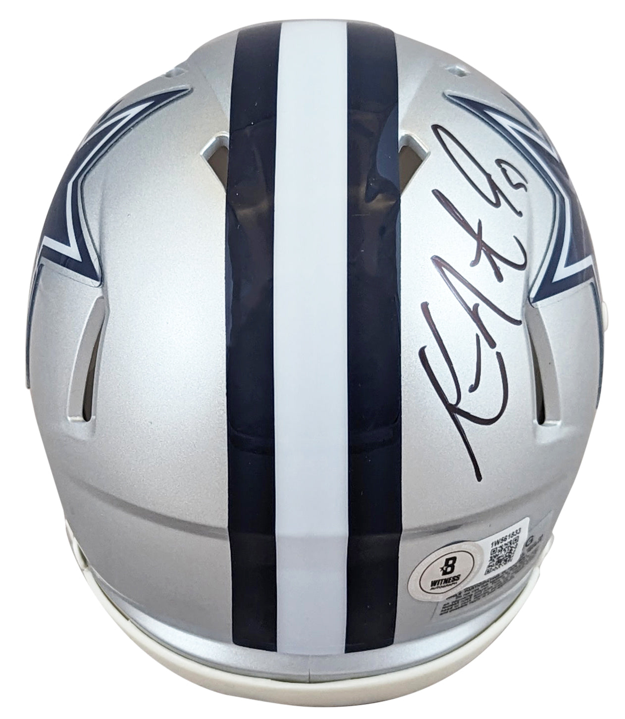 Cowboys Ken Norton Jr. Authentic Signed Speed Mini Helmet BAS Witnessed