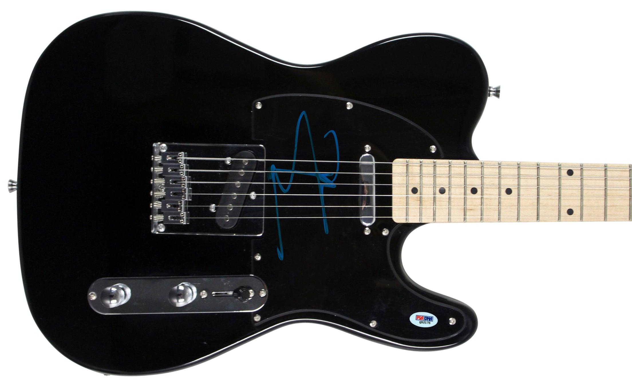 Pete Townshend The Who Authentic Signed Black Electric Guitar PSA/DNA #Q52175