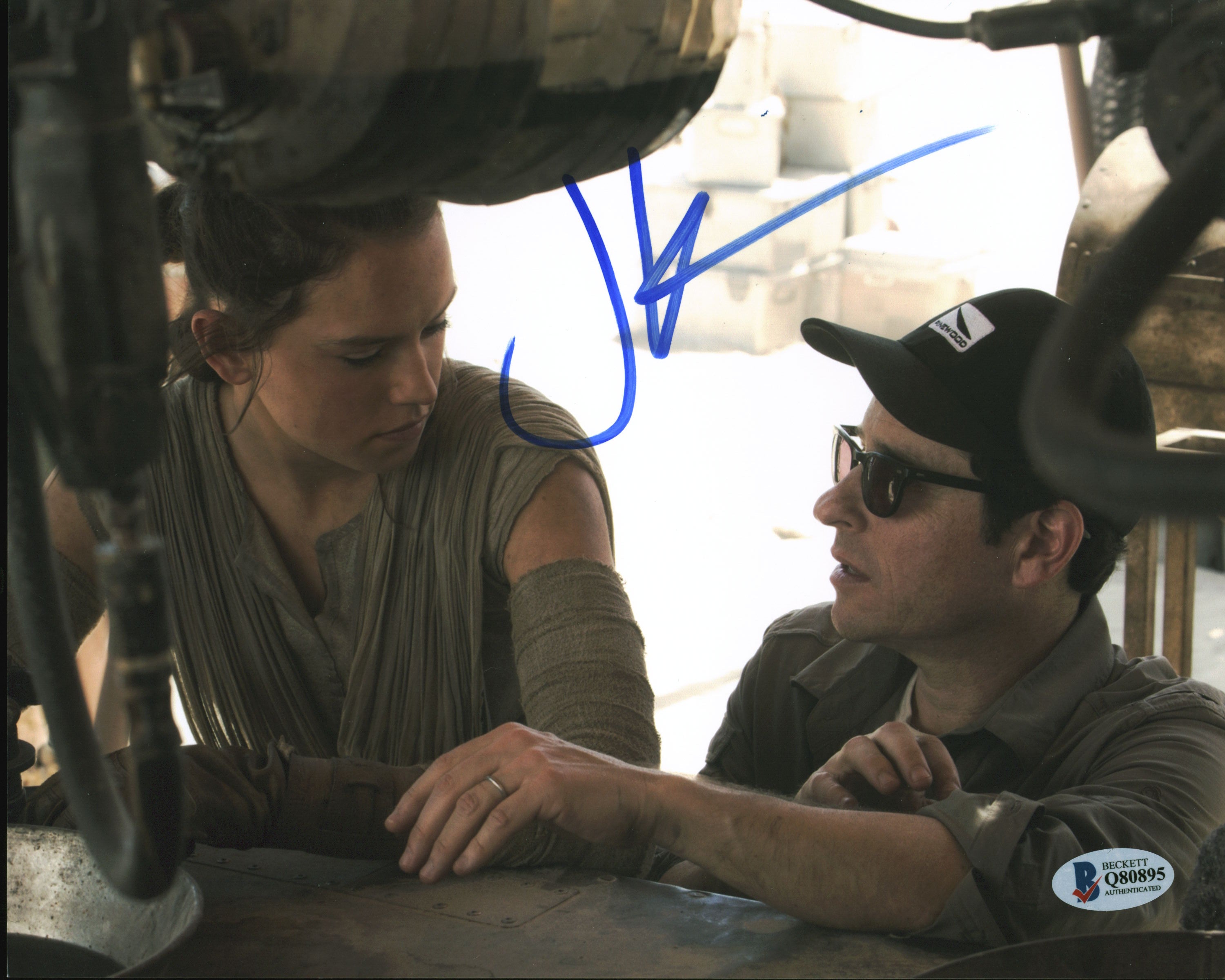 J.J. Abrams Star Wars The Force Awakens Authentic Signed 8x10 Photo BAS #Q80895