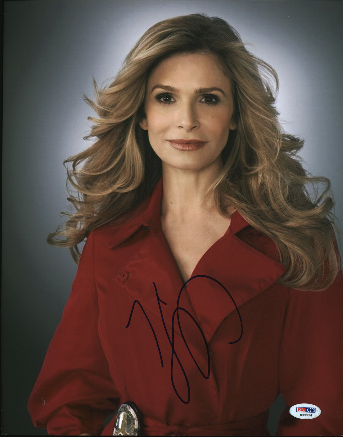 Kyra Sedgwick The Closer Authentic Signed 11x14 Photo Autographed PSA #S33554