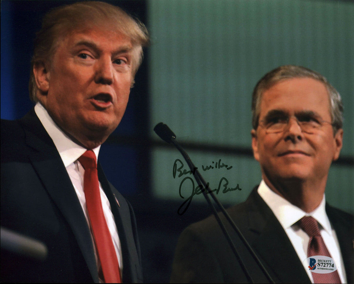 Jeb Bush "Best Wishes" Authentic Signed 8x10 Photo Autographed BAS #S72774