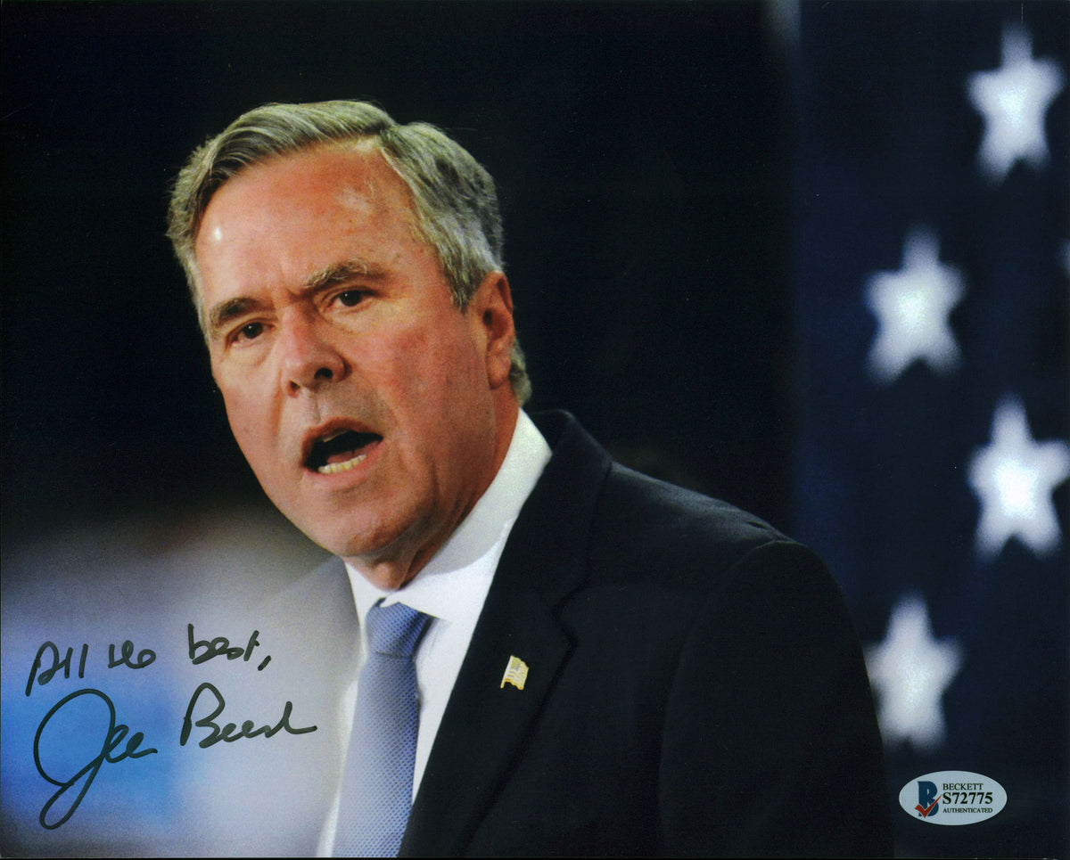 Jeb Bush "All The Best" Authentic Signed 8x10 Photo Autographed BAS #S72775