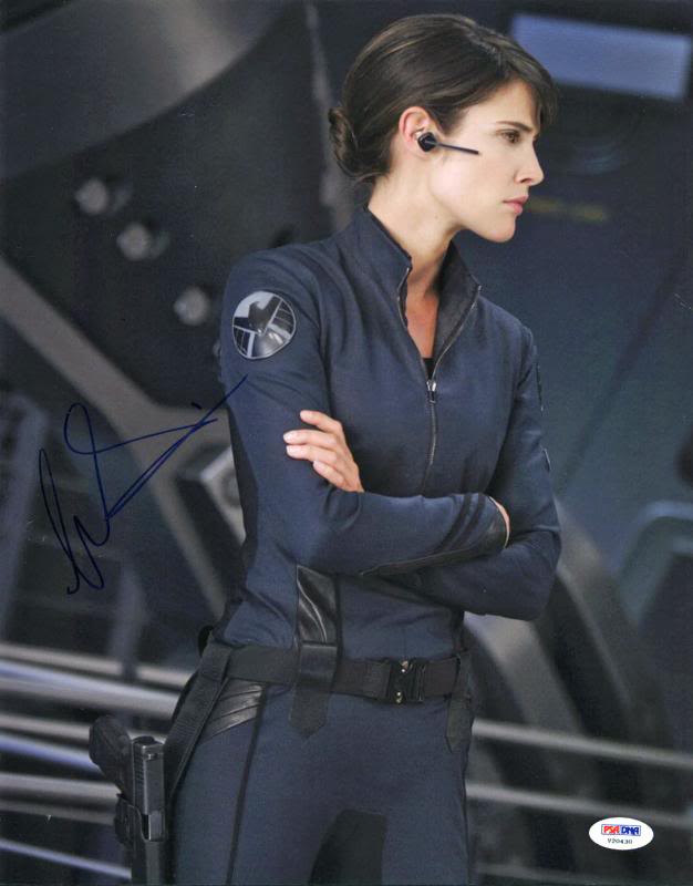Cobie Smulders The Avengers Signed Authentic 11X14 Photo PSA/DNA #V20430