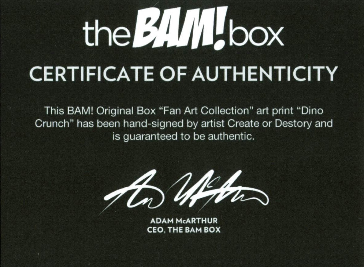 Create or Destroy (COD) Signed 8x10 Jurassic Park Art Print Photo LE 130/2000