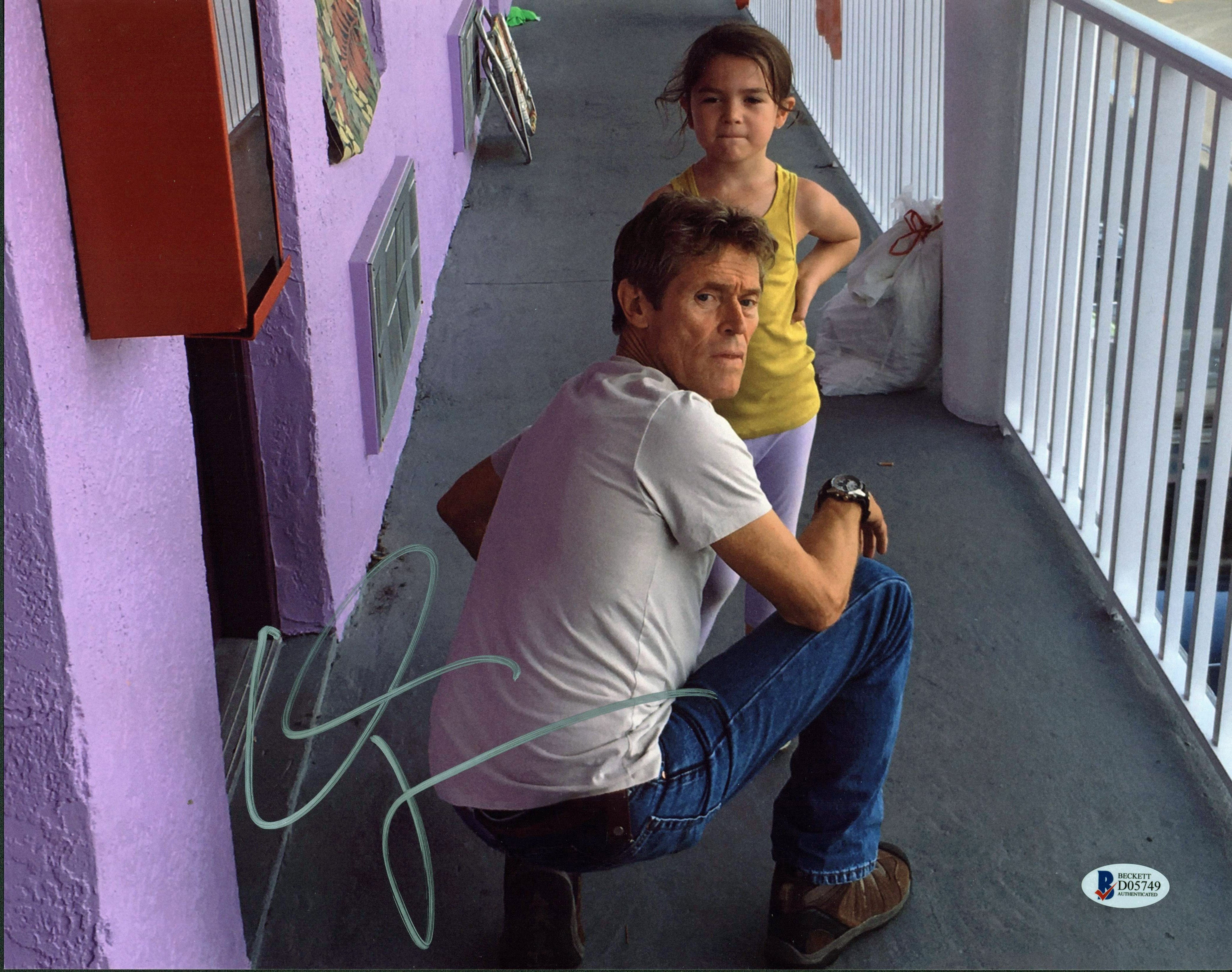 Willem Dafoe The Florida Project Authentic Signed 11x14 Photo BAS #D05749