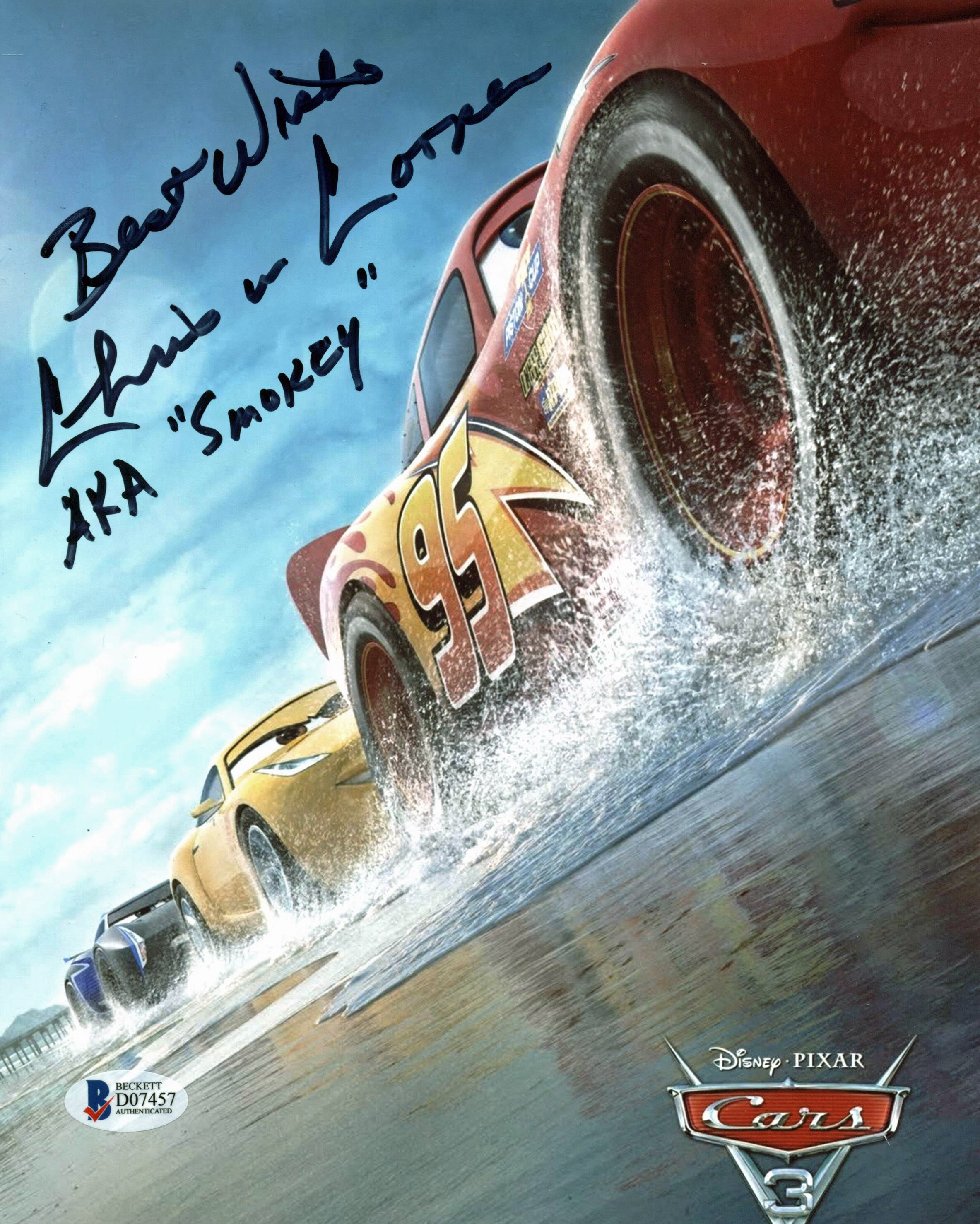 Chris Cooper Cars 3 "Smokey" Authentic Signed 8x10 Photo Autographed BAS #D07457