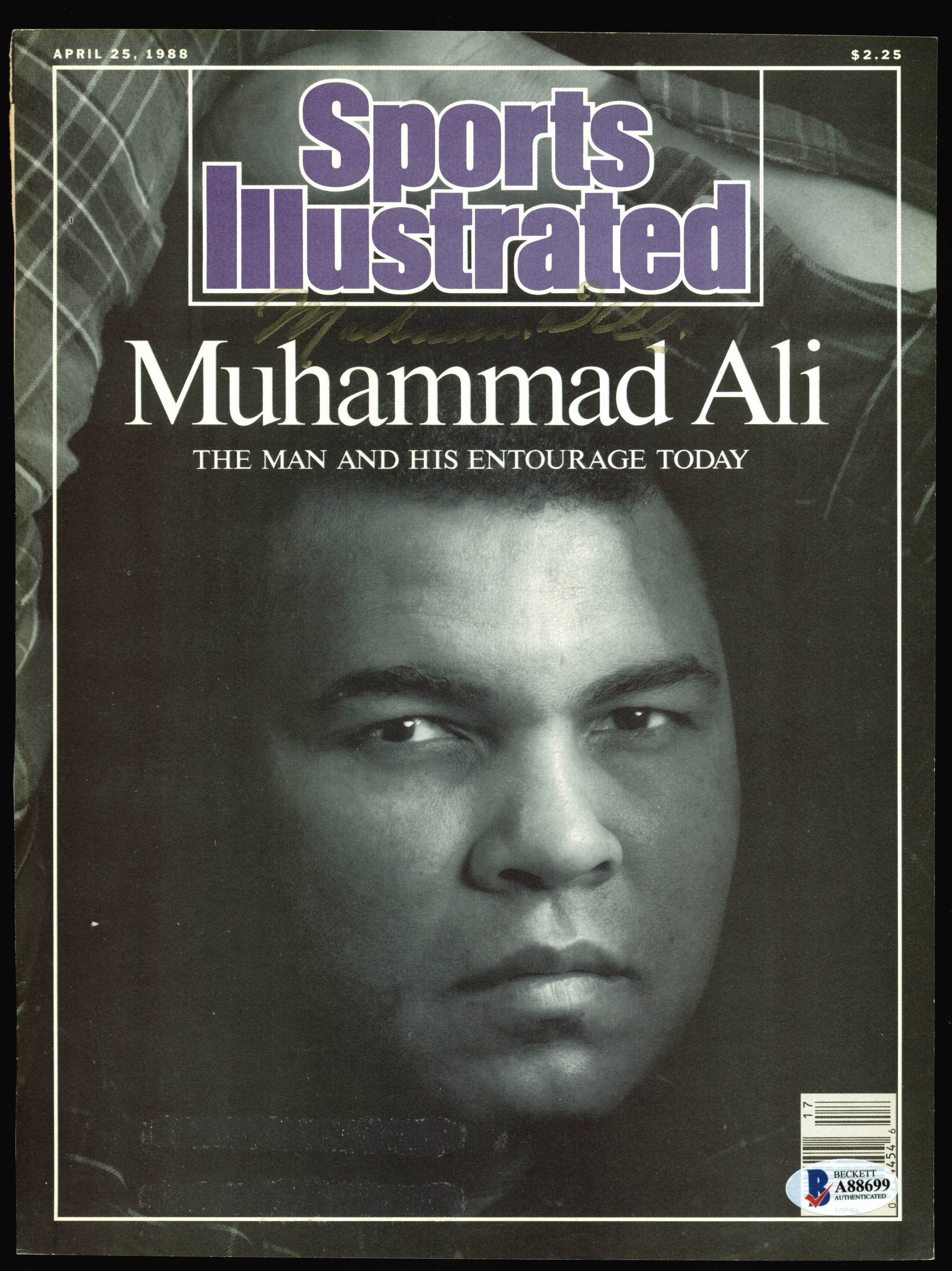 Muhammad Ali 1991 Authentic Signed Sports Illustrated Magazine Cover BAS #A88699